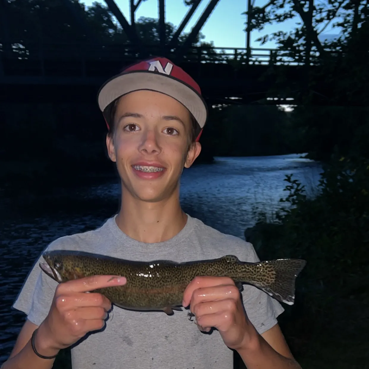 Rainbow trout caught on Fishbrain