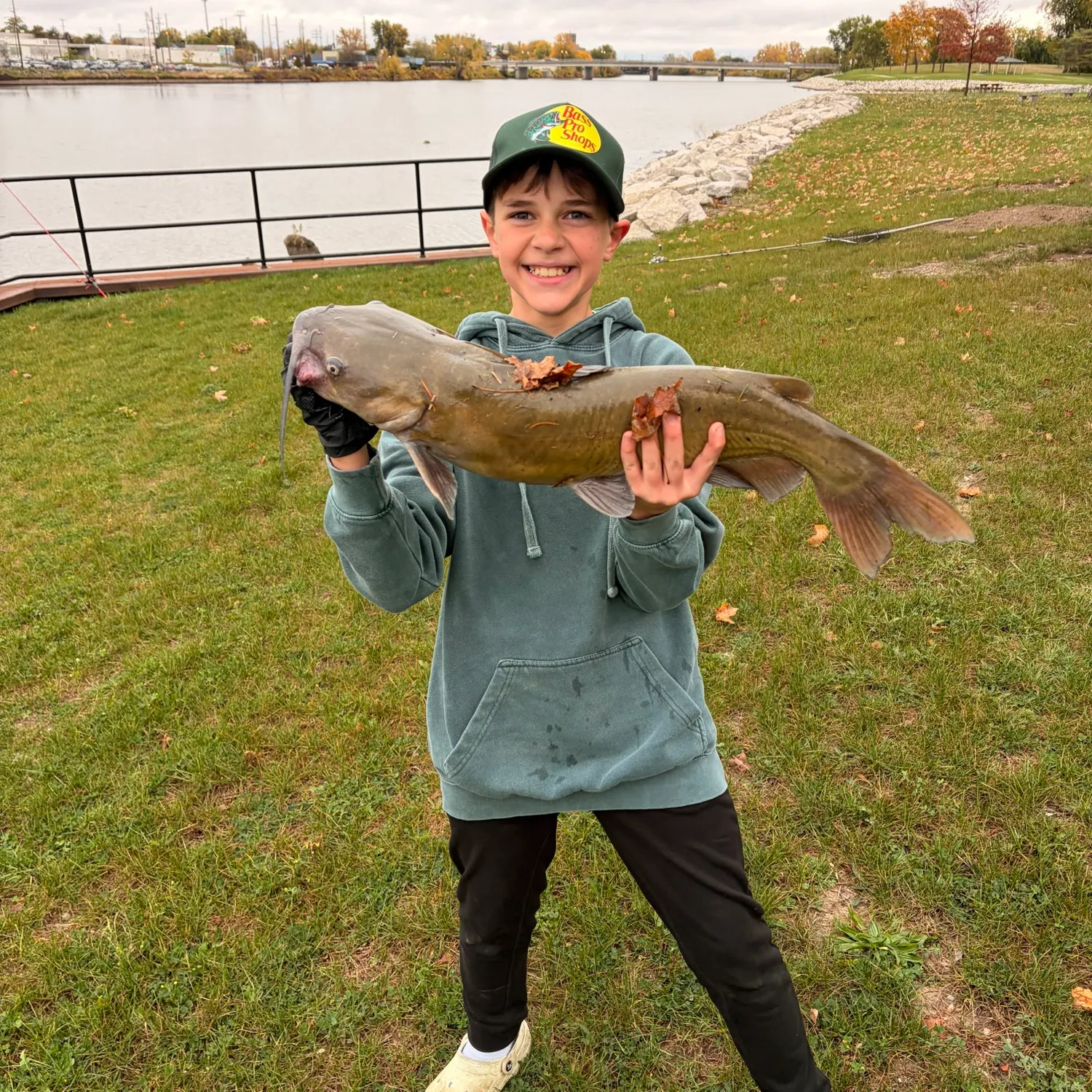 Channel catfish caught on Fishbrain