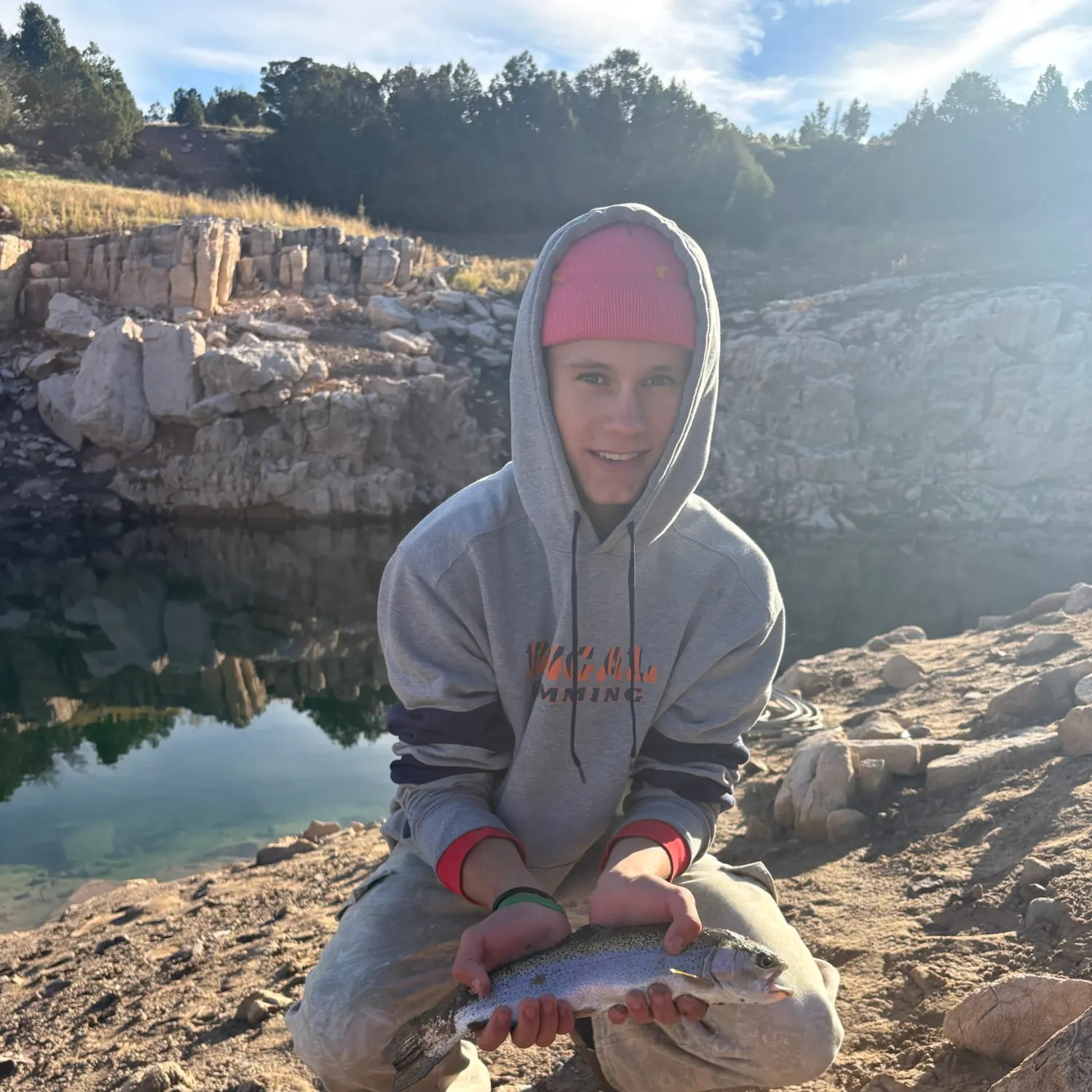Rainbow trout caught on Fishbrain