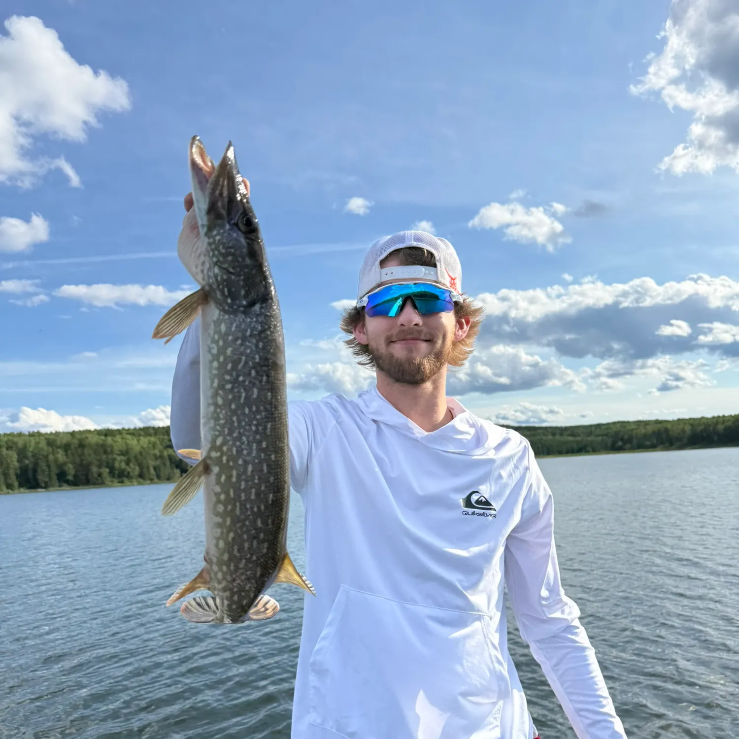 Northern pike caught on Fishbrain