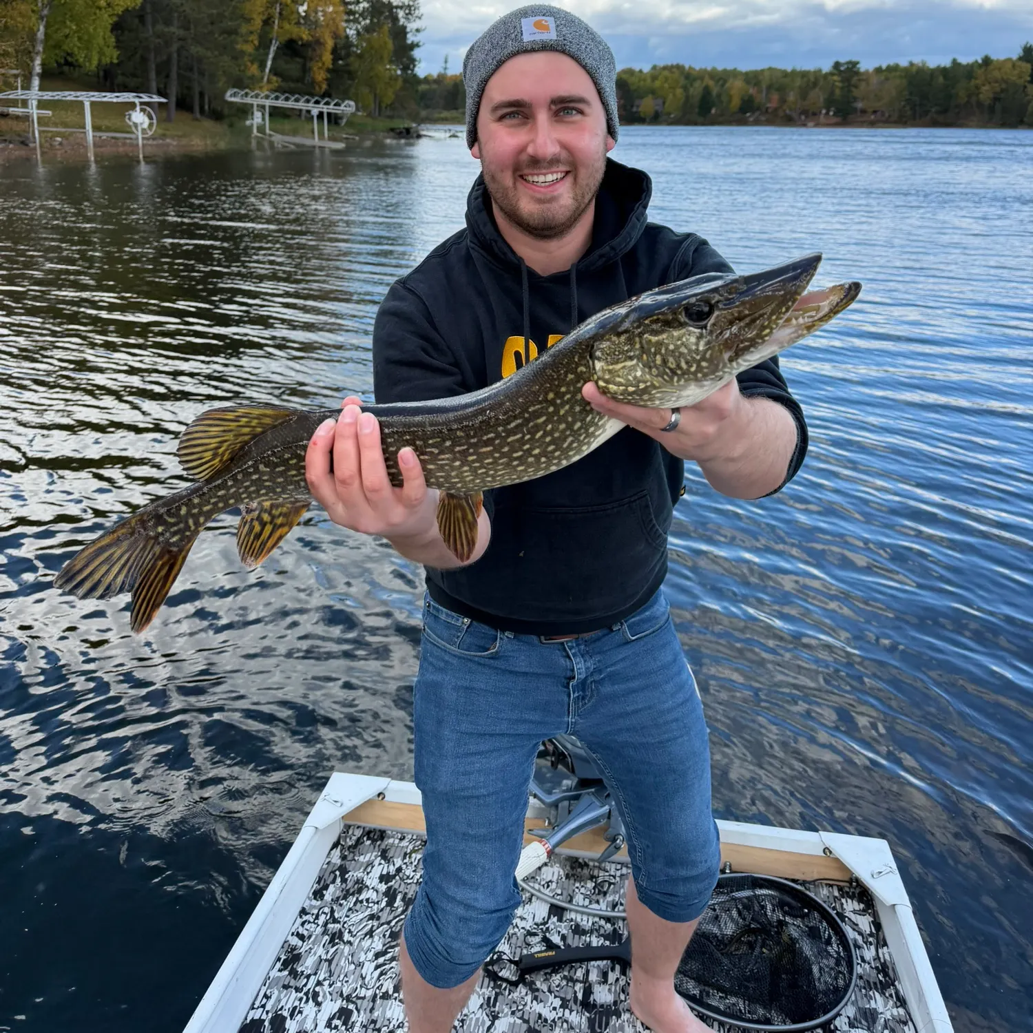 Northern pike caught on Fishbrain