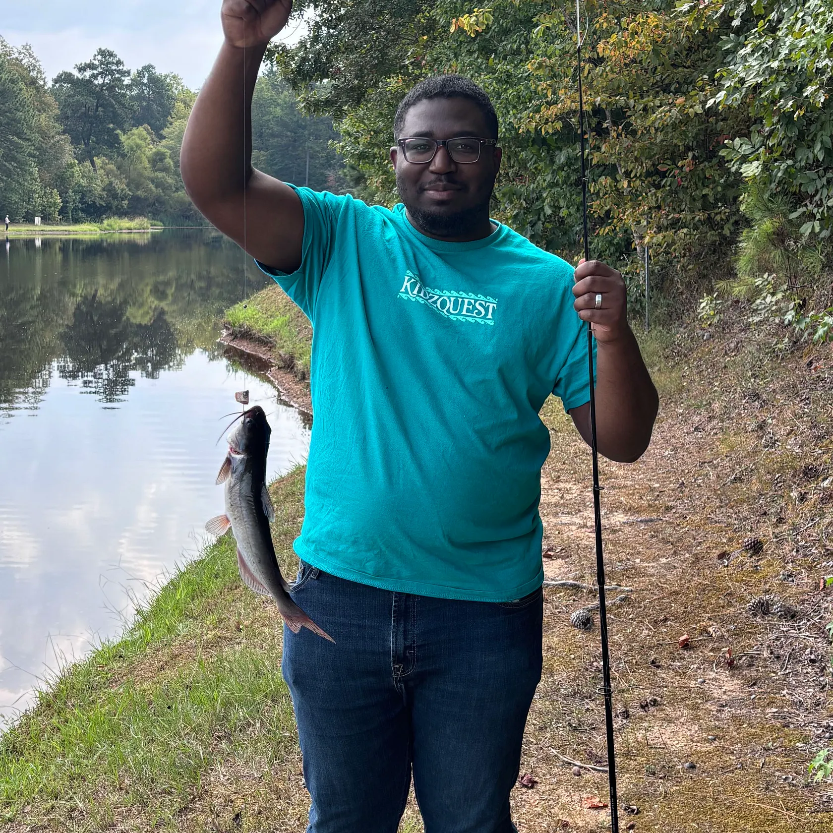 Channel catfish caught on Fishbrain
