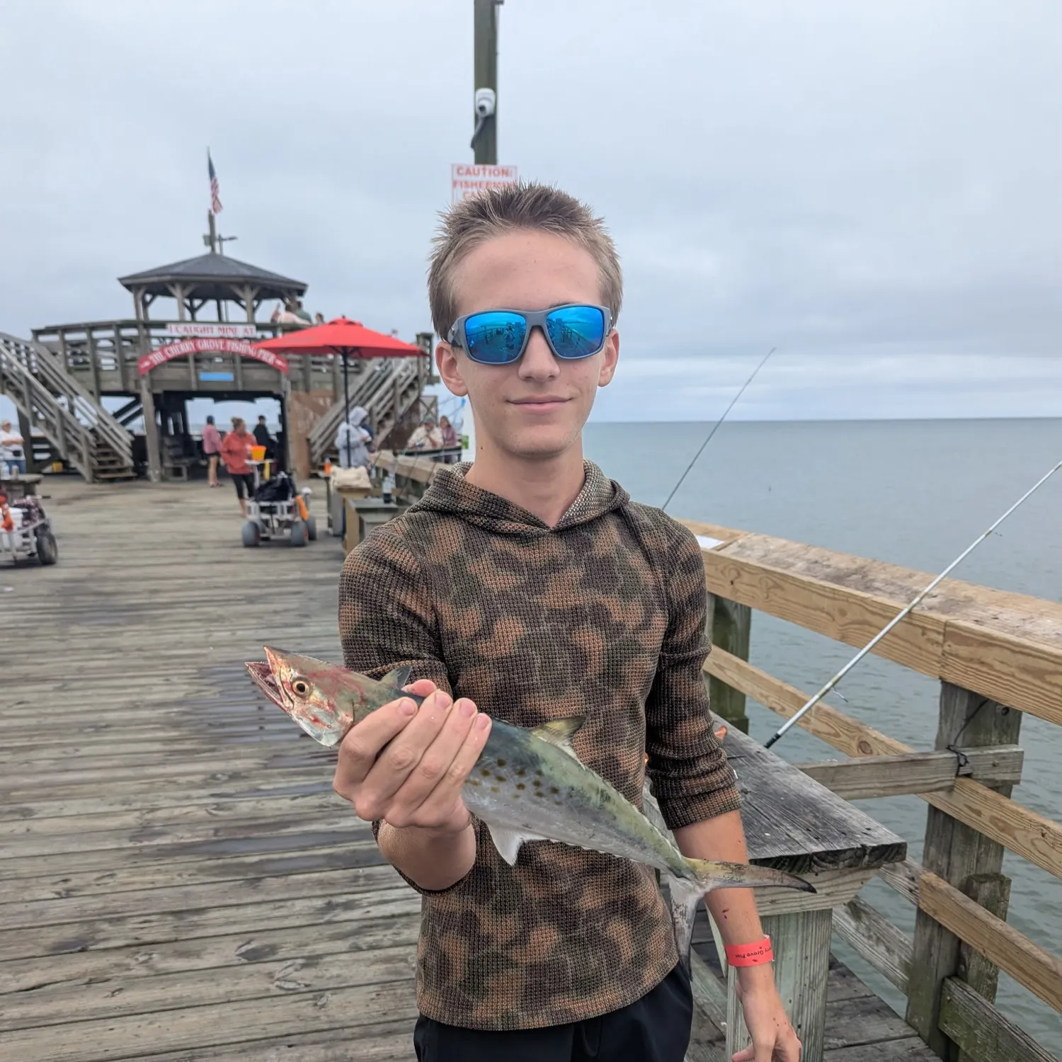 Spanish mackerel caught on Fishbrain