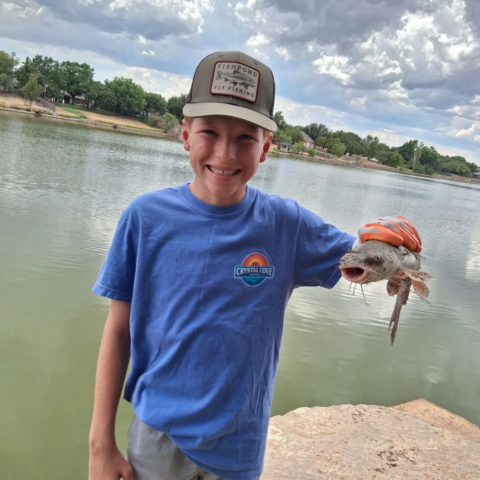 Channel catfish caught on Fishbrain