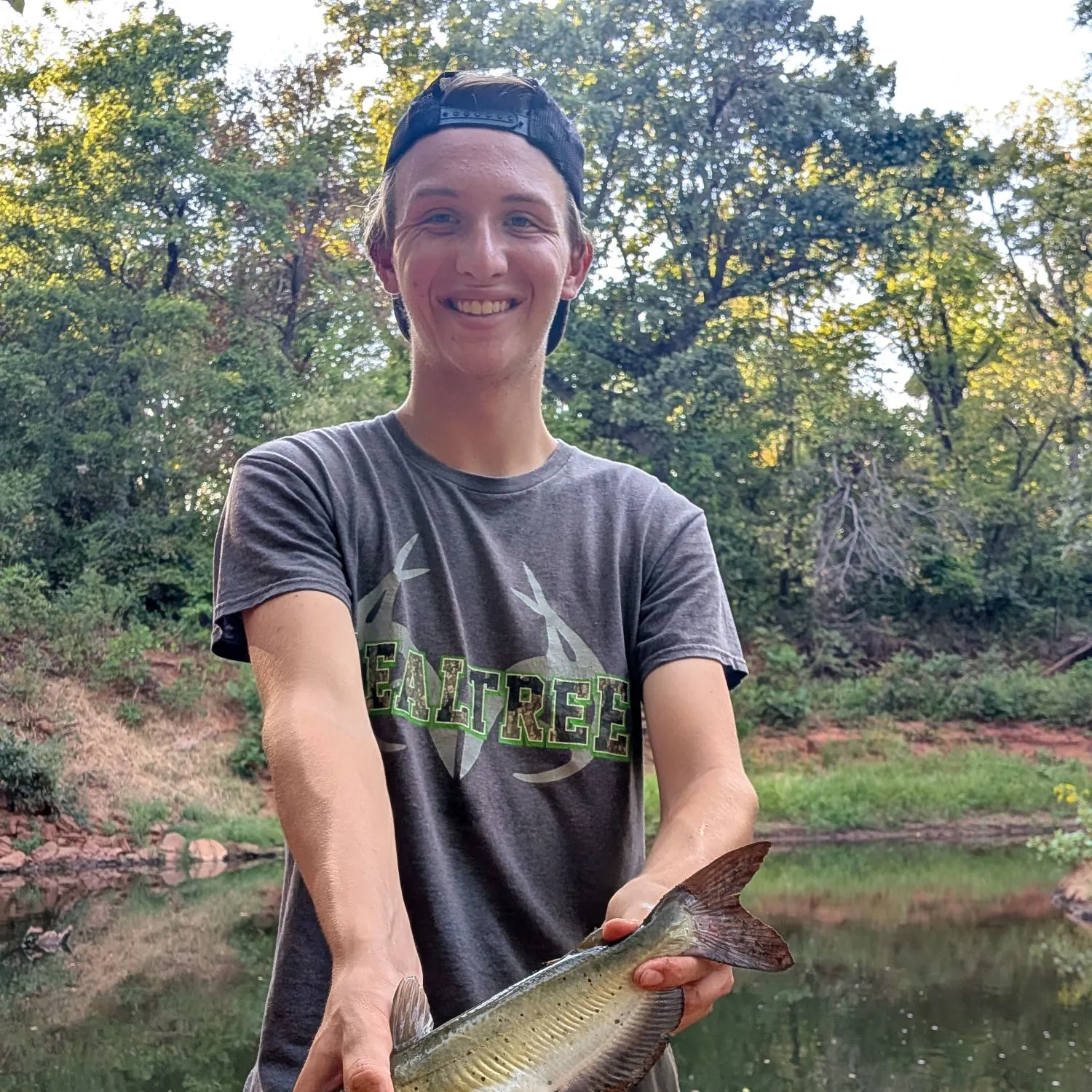 Channel catfish caught on Fishbrain