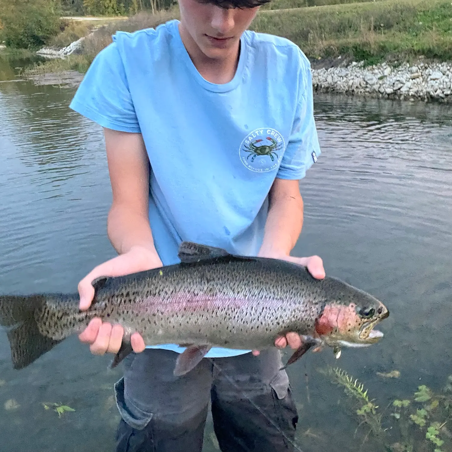 Rainbow trout caught on Fishbrain