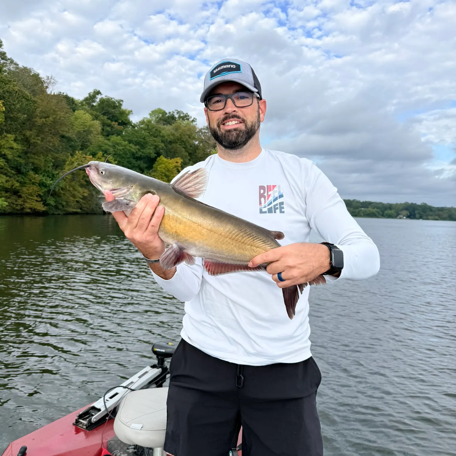 Channel catfish caught on Fishbrain