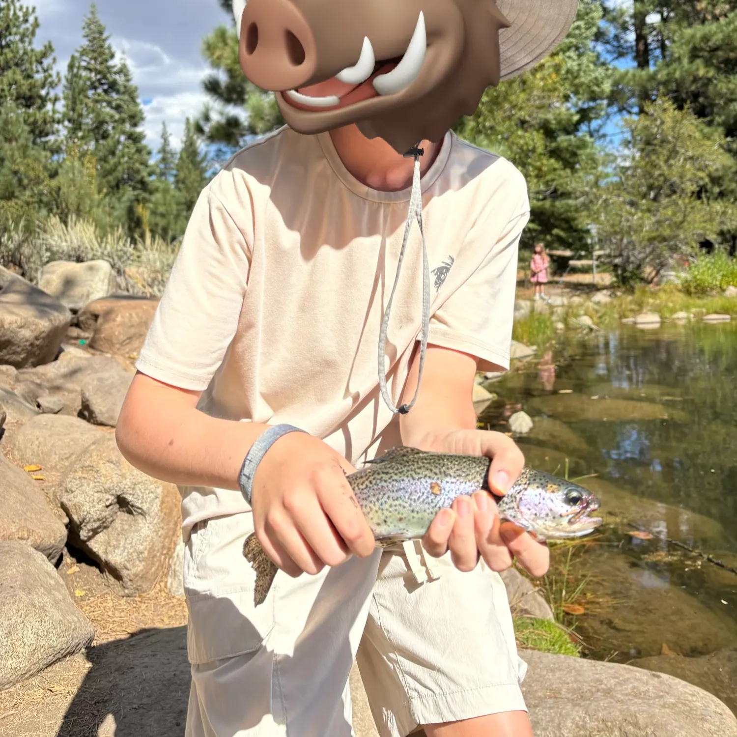 Rainbow trout caught on Fishbrain
