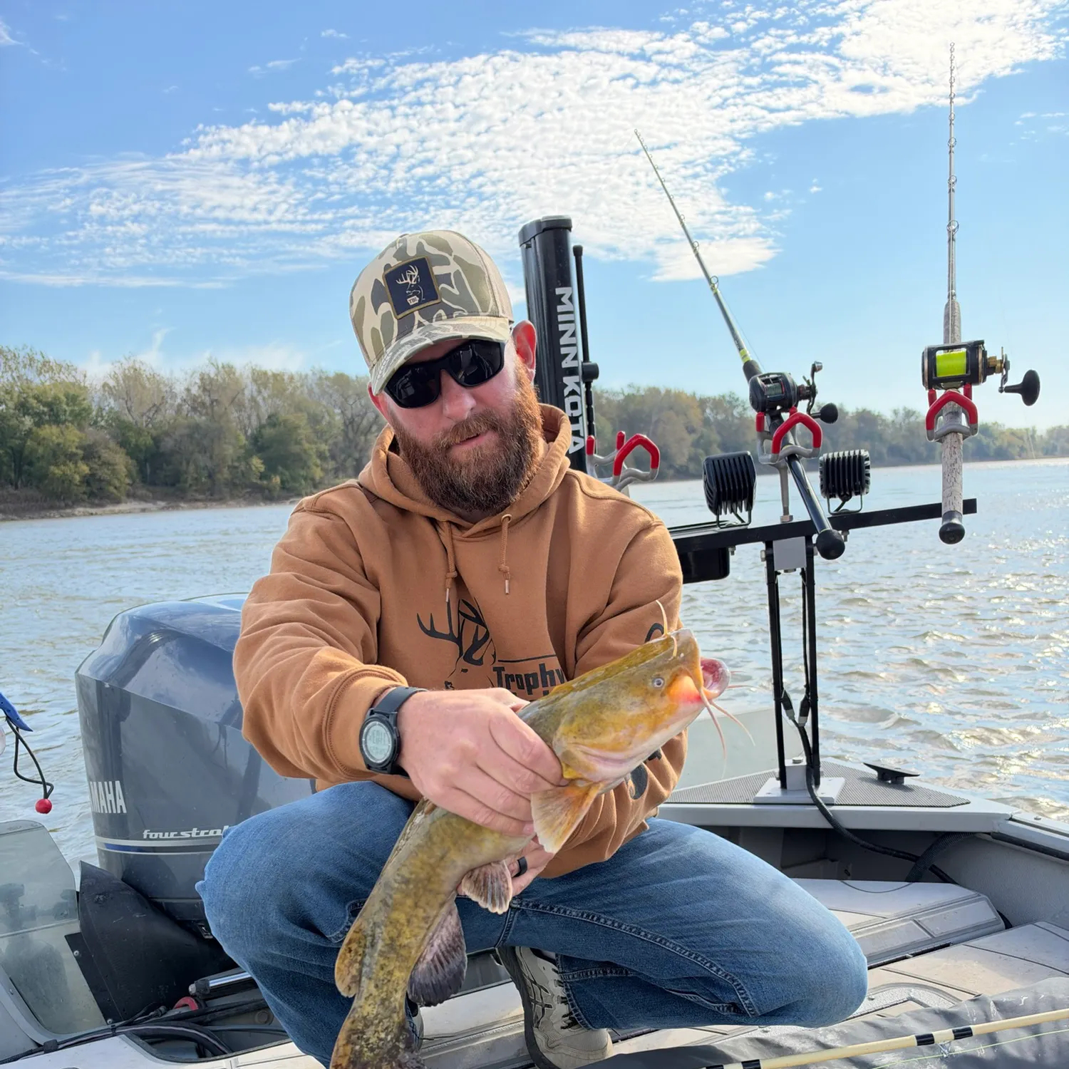 The most recent Flathead catfish catches on Fishbrain