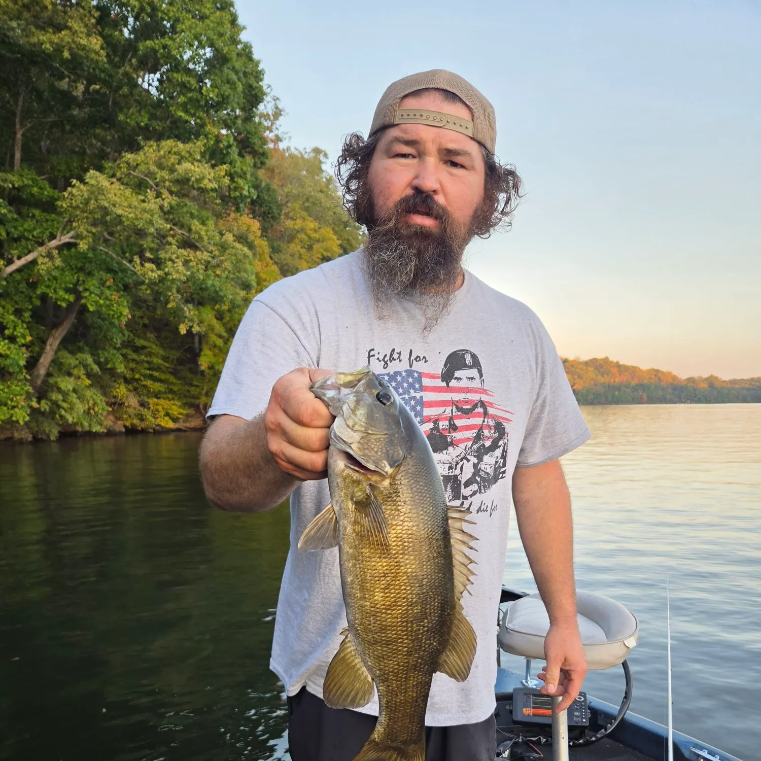 Smallmouth bass caught on Fishbrain