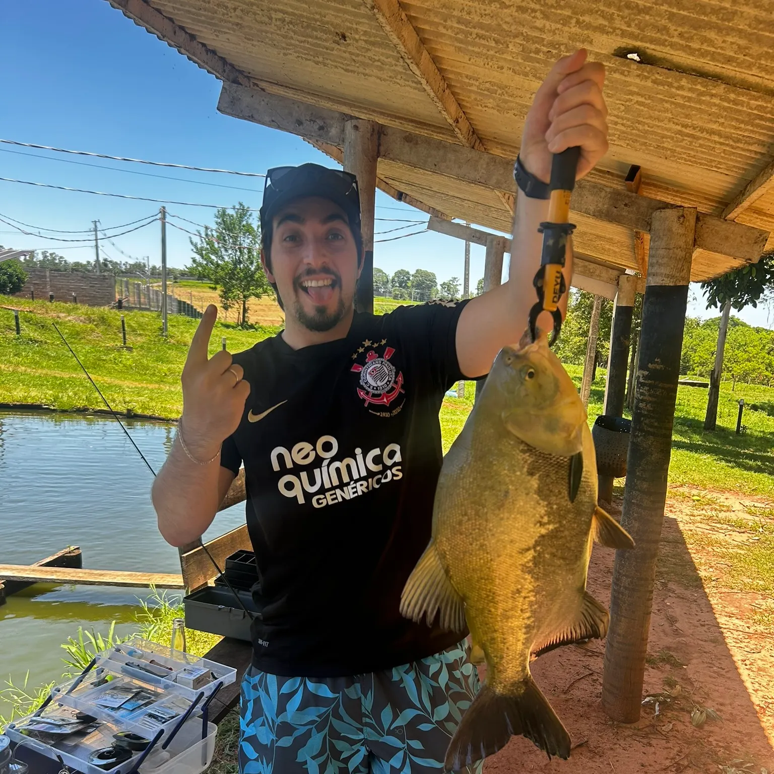 The most recent Black pacu catches on Fishbrain