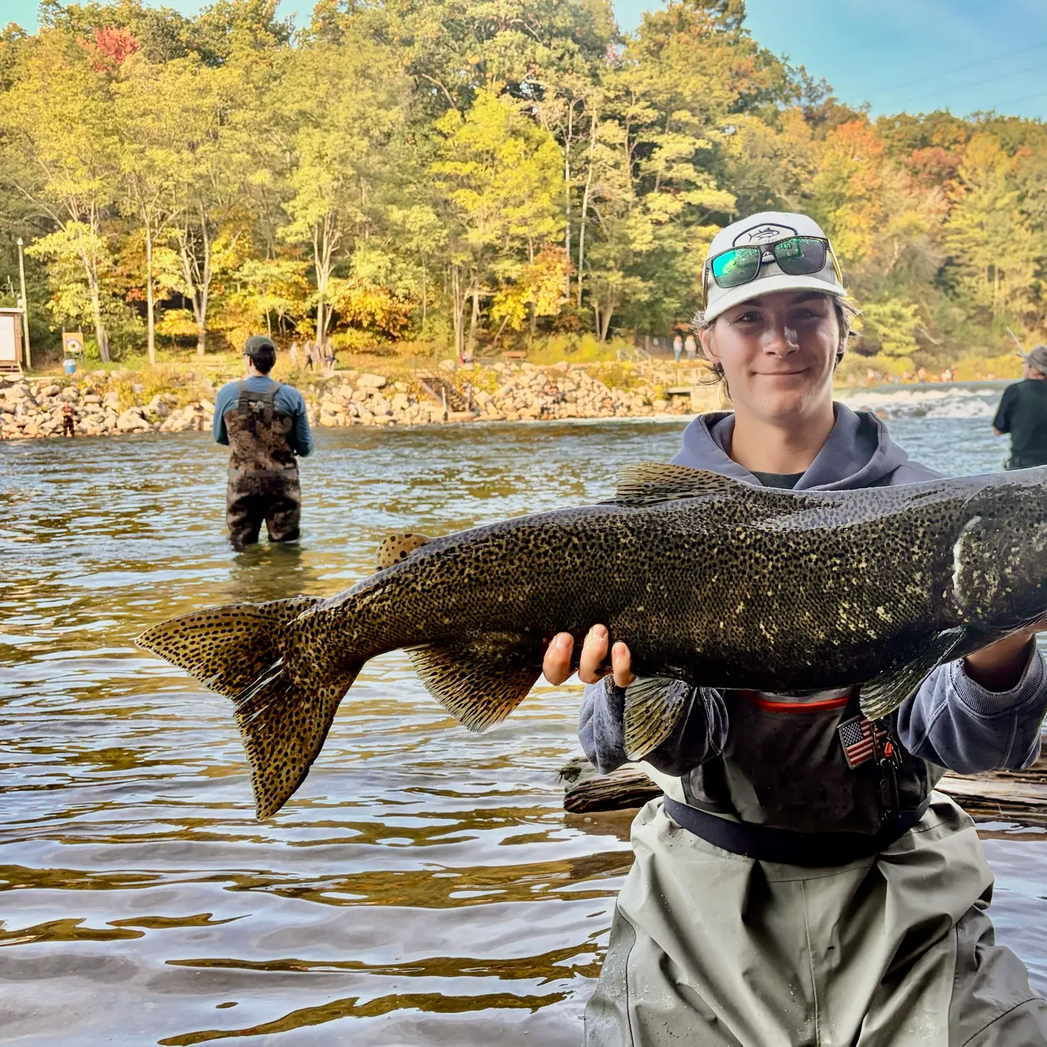 Chinook salmon caught on Fishbrain