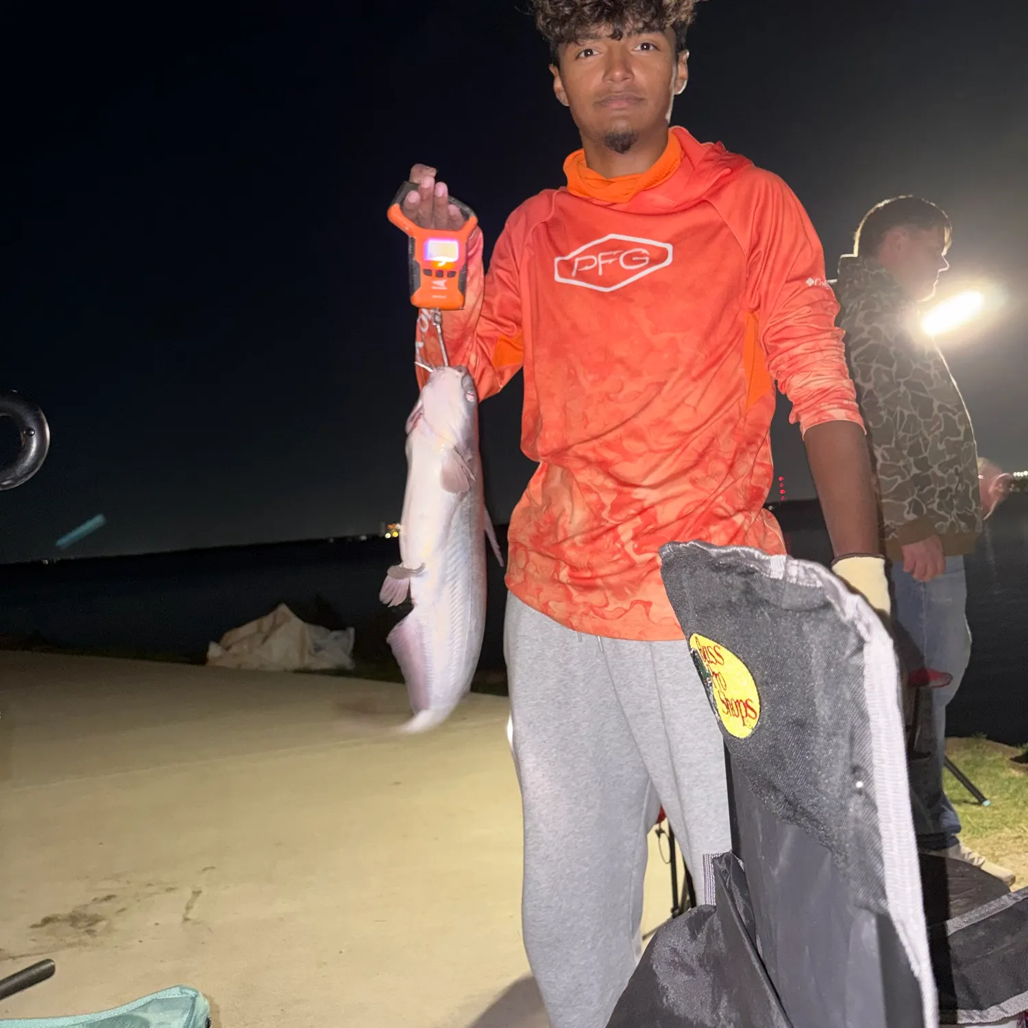 Channel catfish caught on Fishbrain