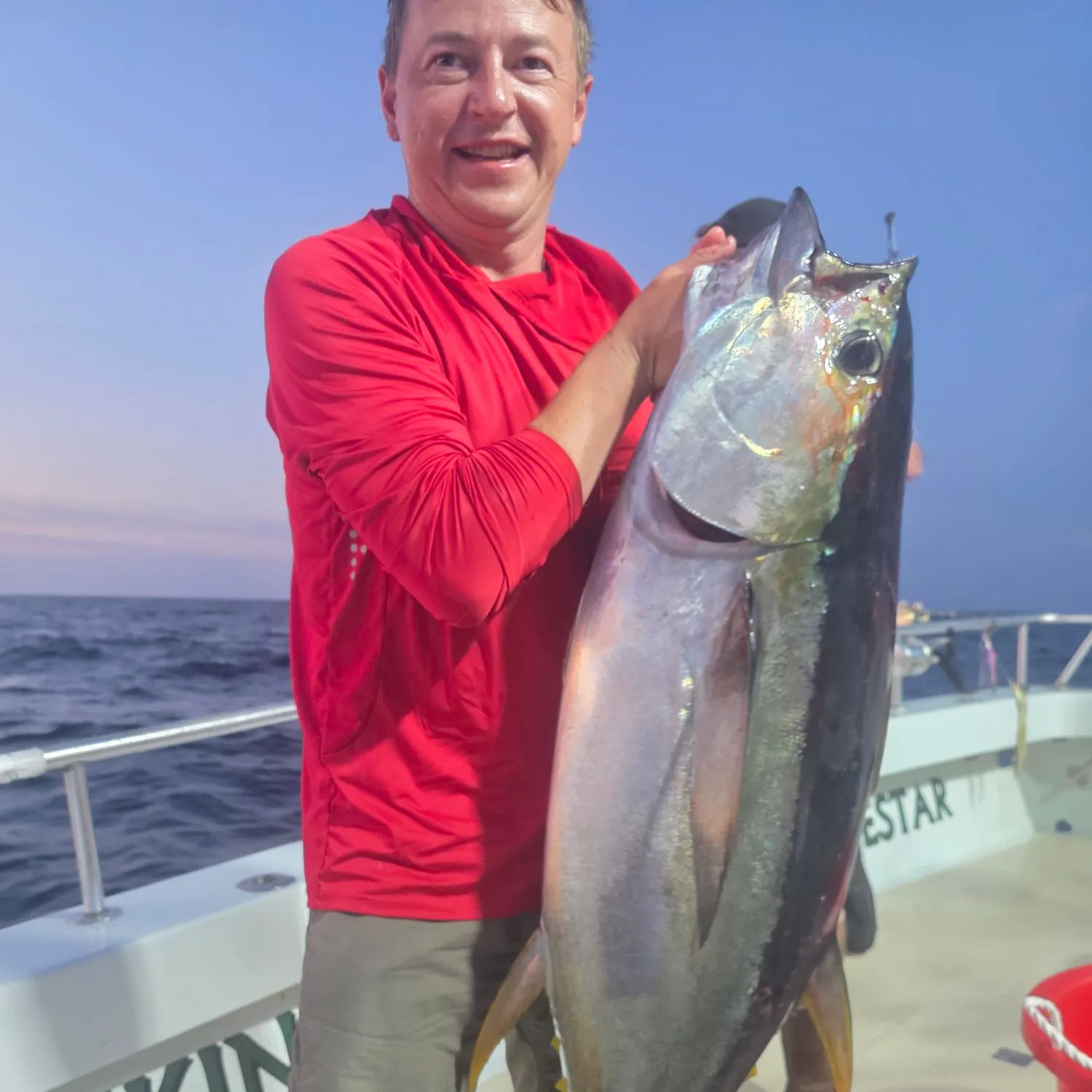 Yellowfin tuna caught on Fishbrain