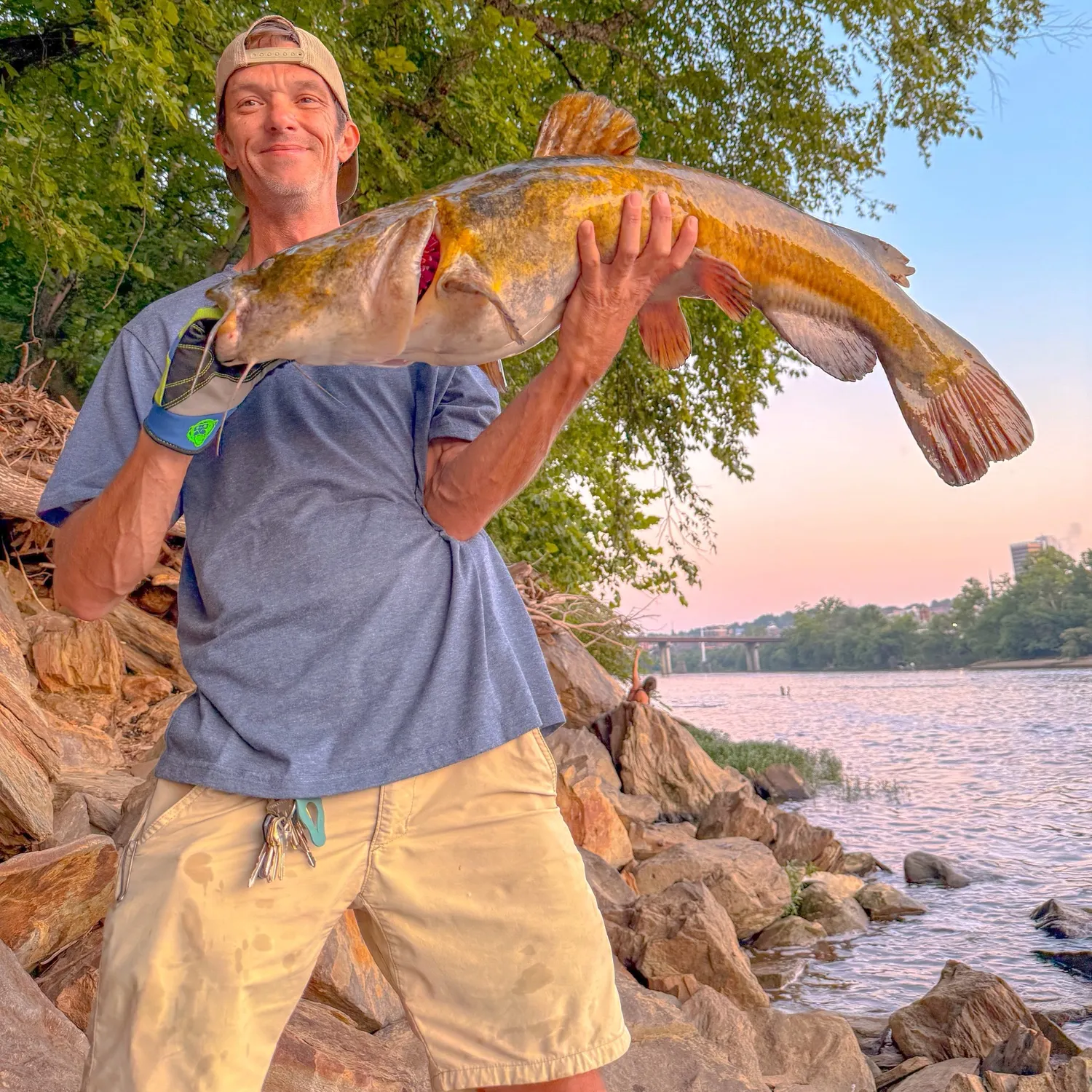The most recent Flathead catfish catches on Fishbrain