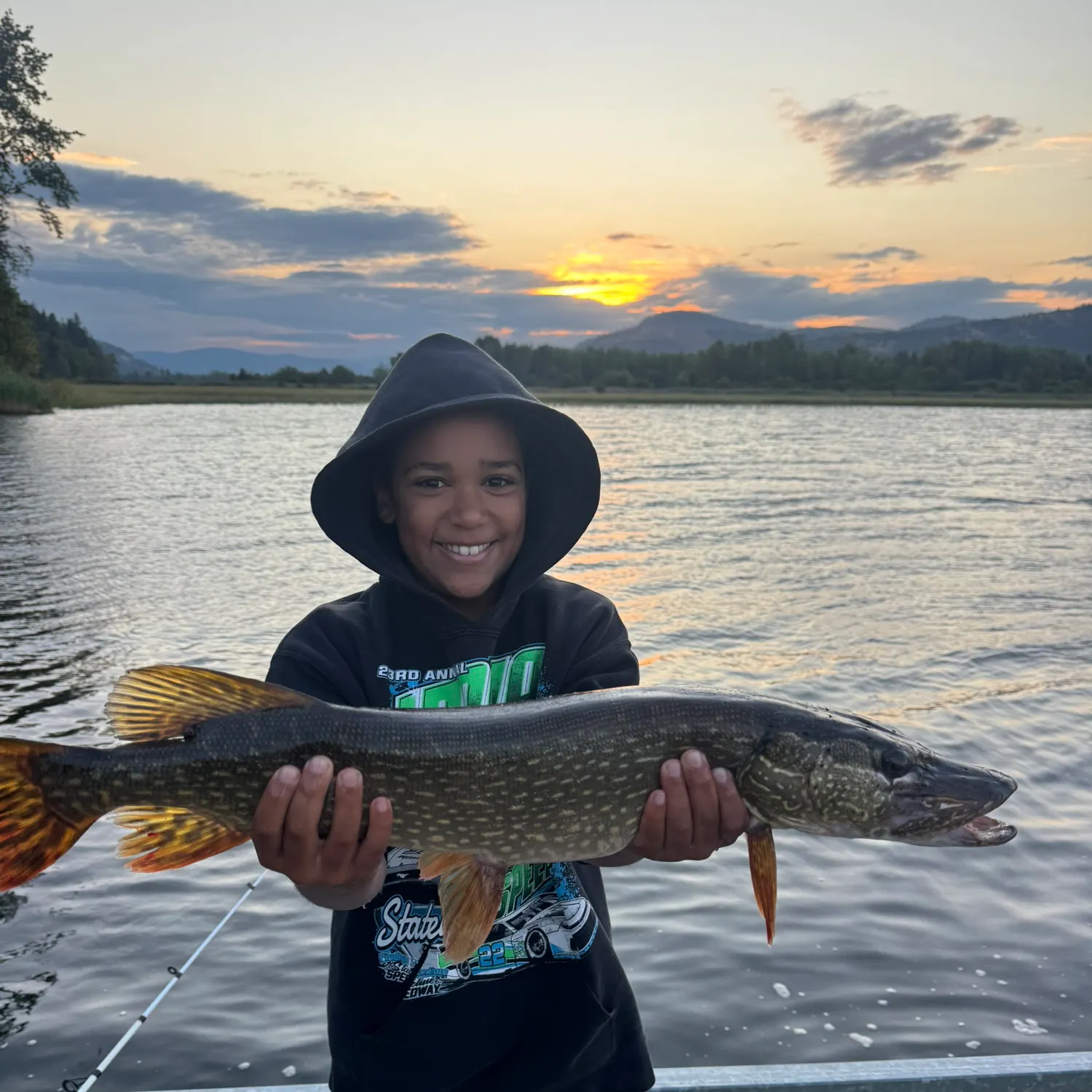 Northern pike caught on Fishbrain