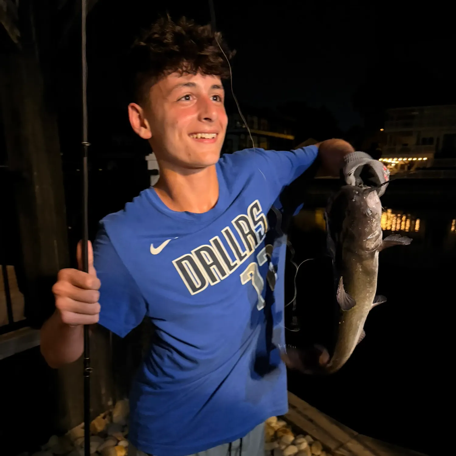 Channel catfish caught on Fishbrain