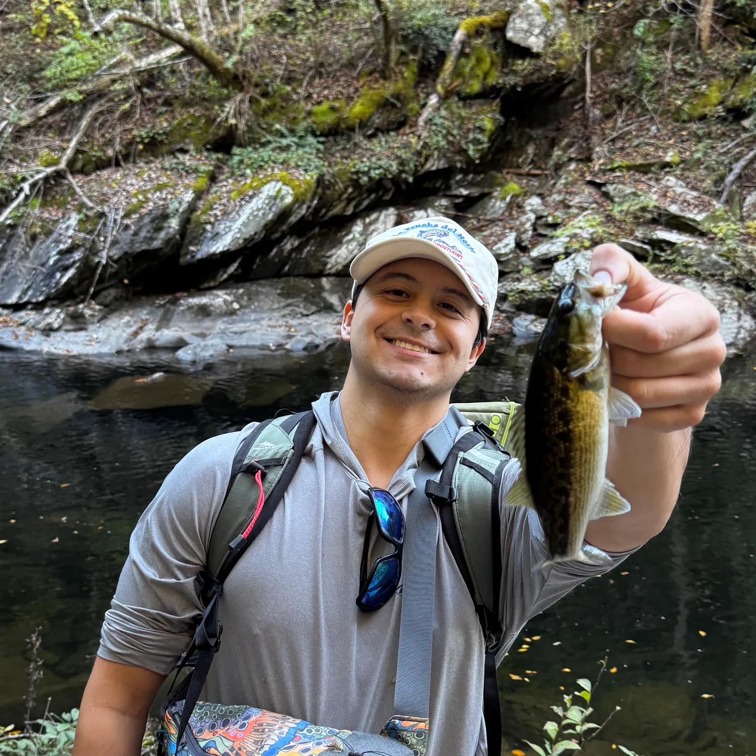 Spotted bass caught on Fishbrain