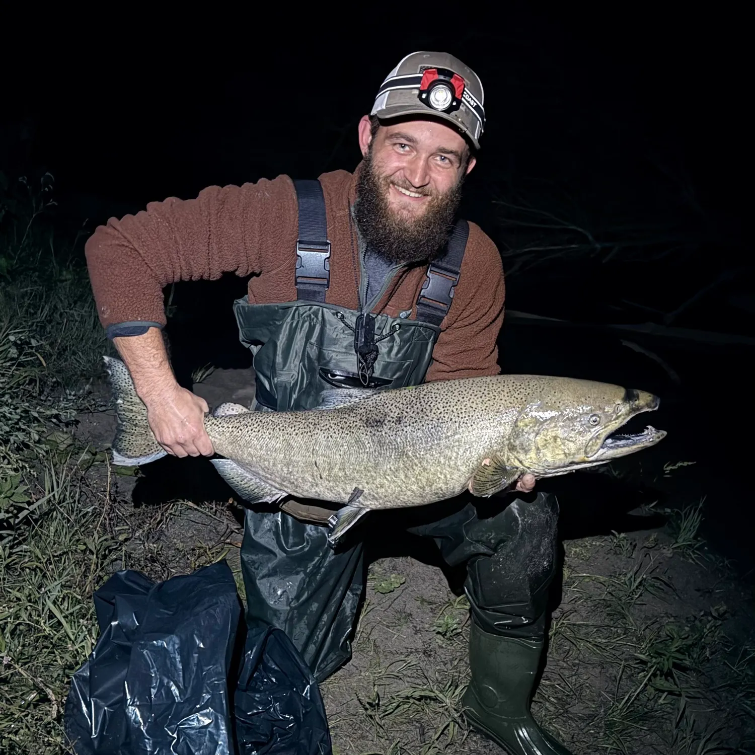 Chinook salmon caught on Fishbrain