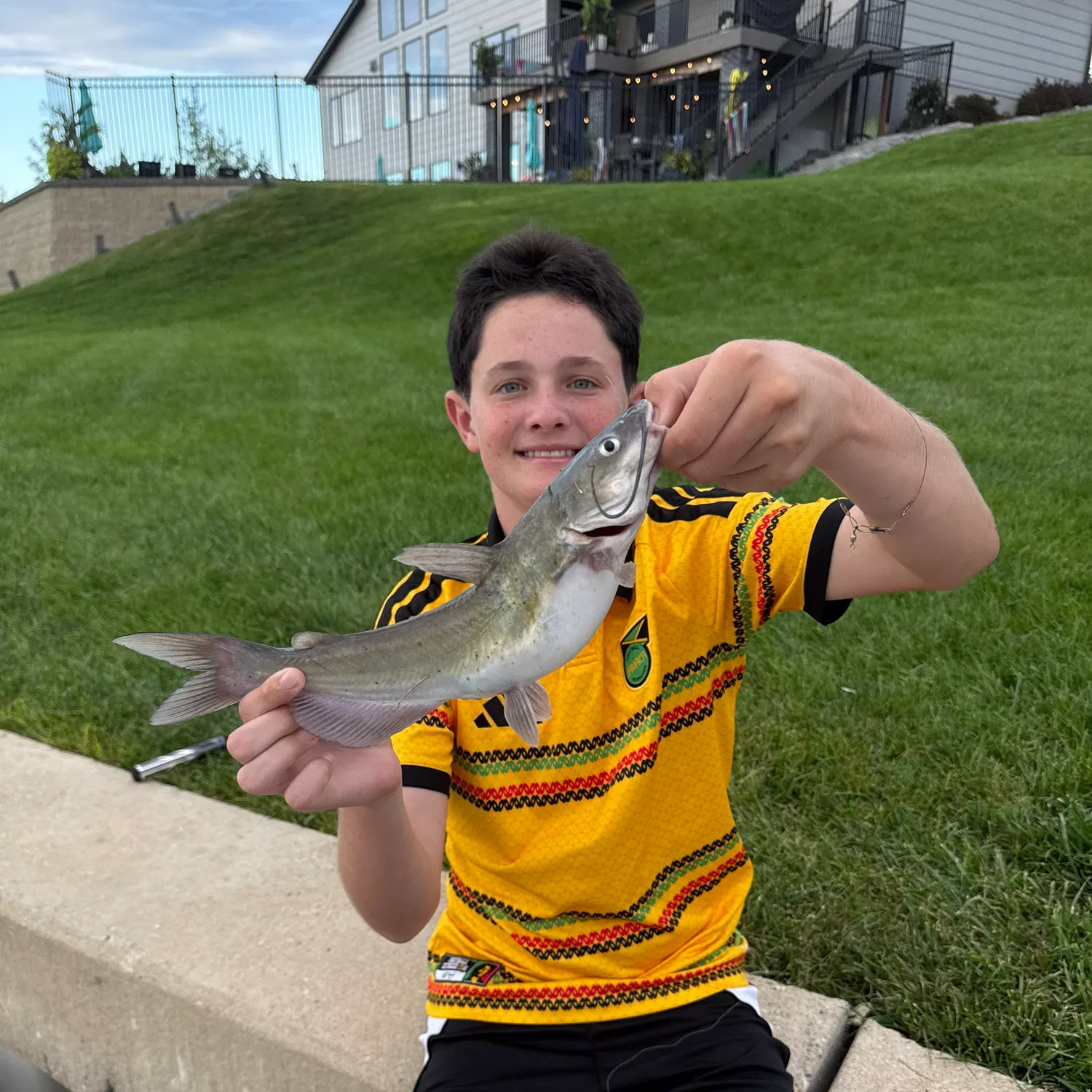 Channel catfish caught on Fishbrain