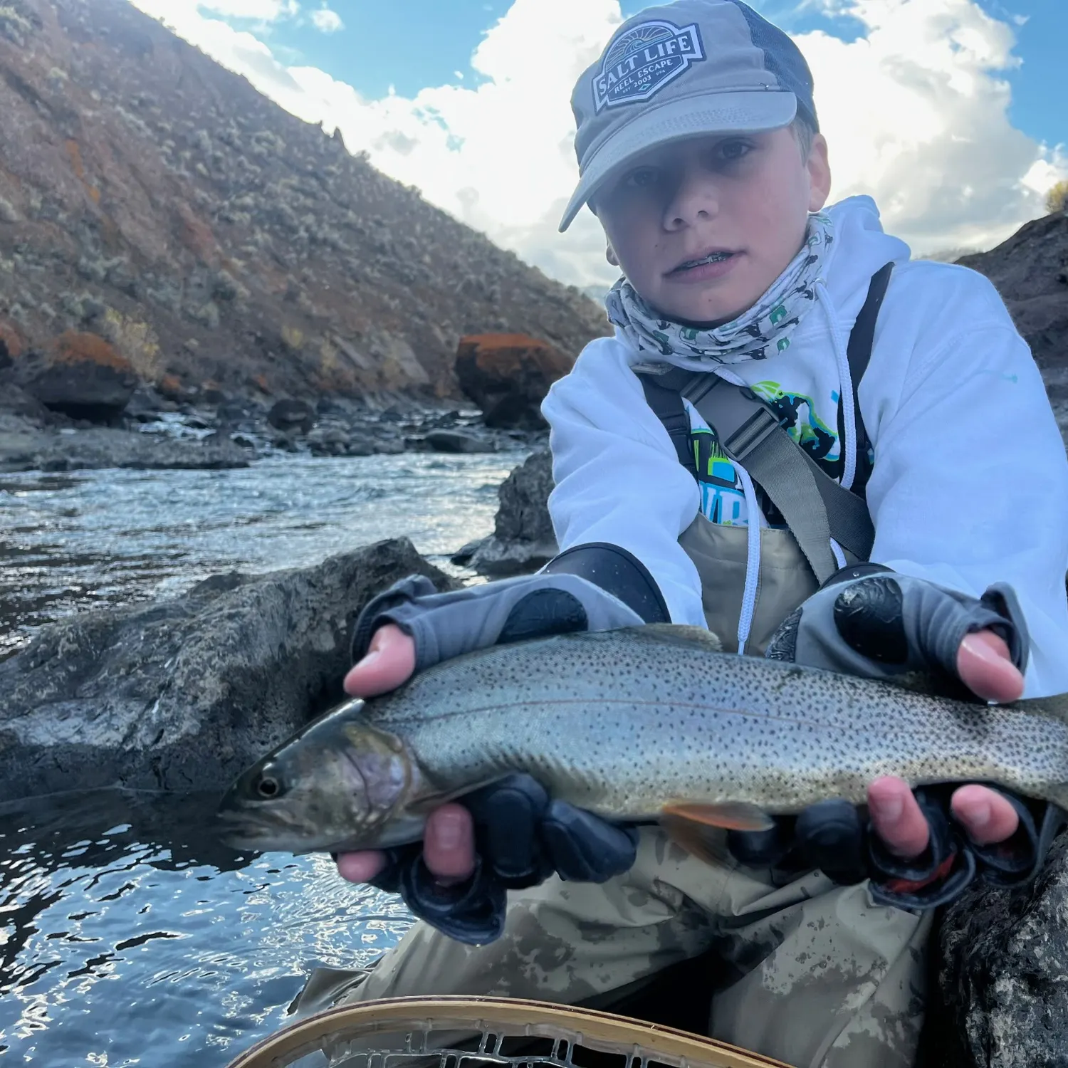 Cutthroat trout caught on Fishbrain