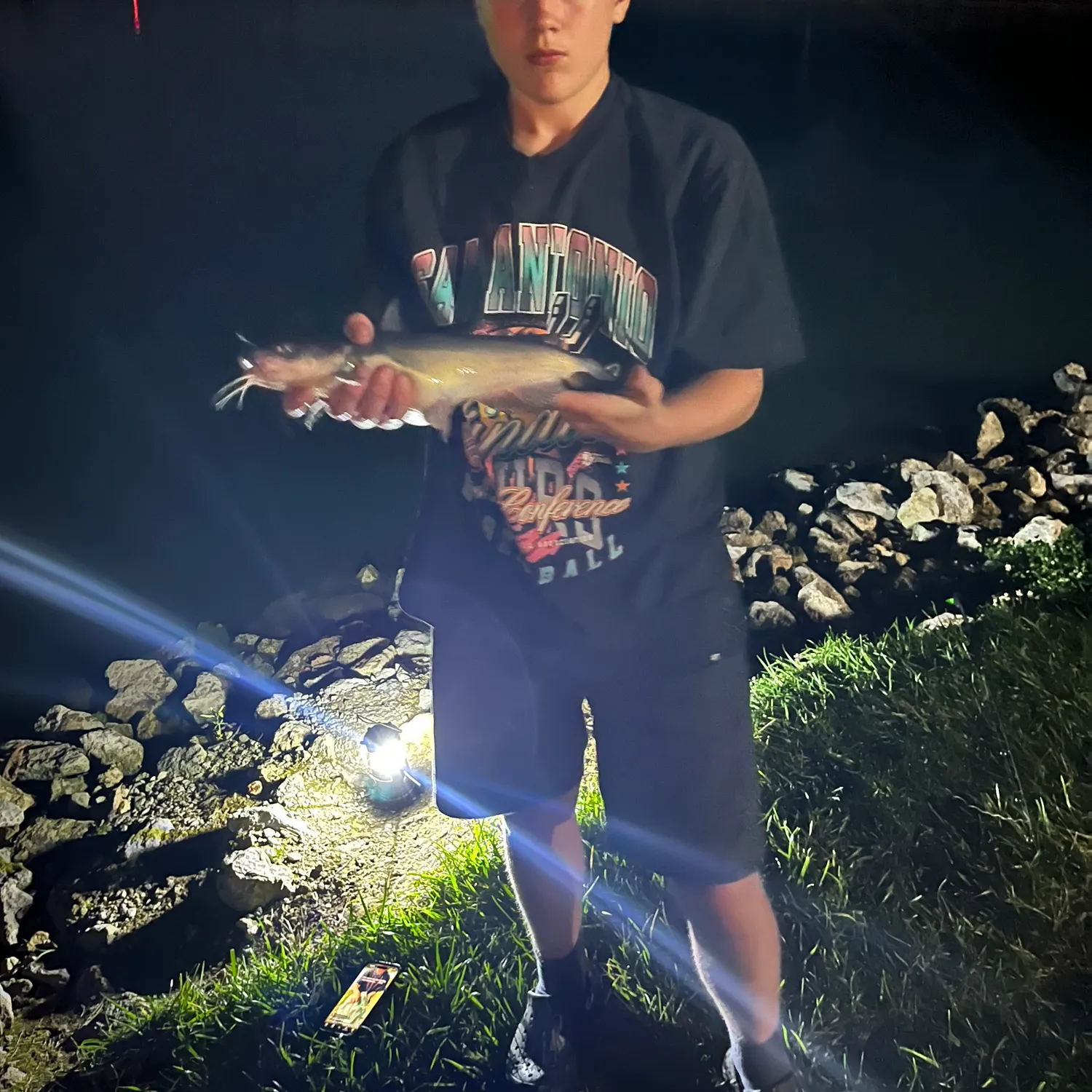 Channel catfish caught on Fishbrain