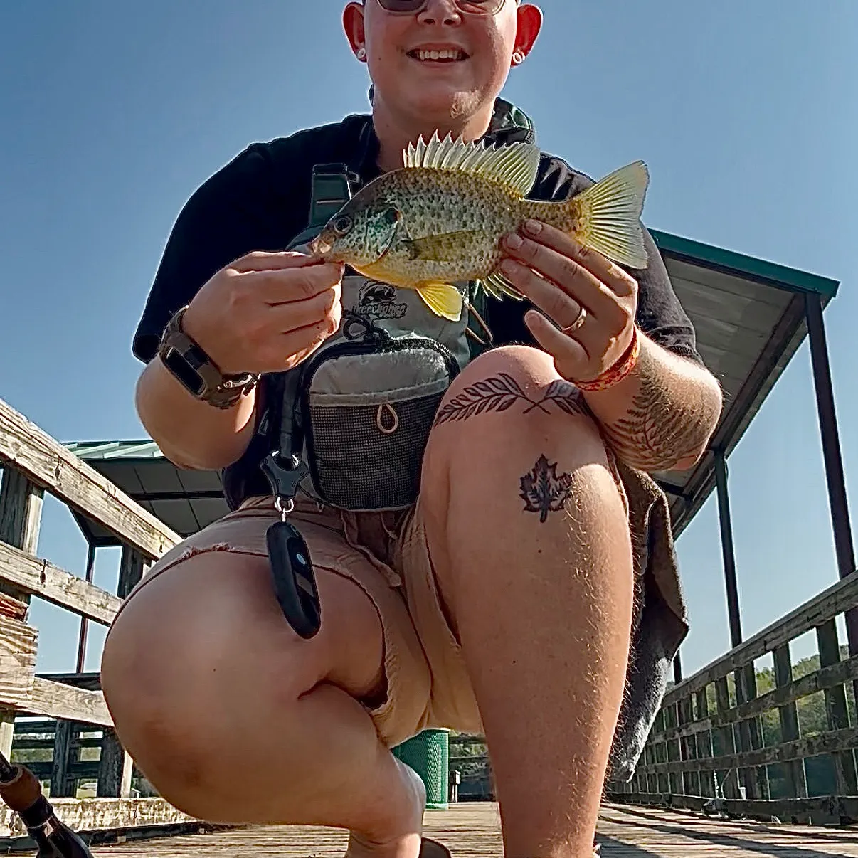 Redear sunfish caught on Fishbrain