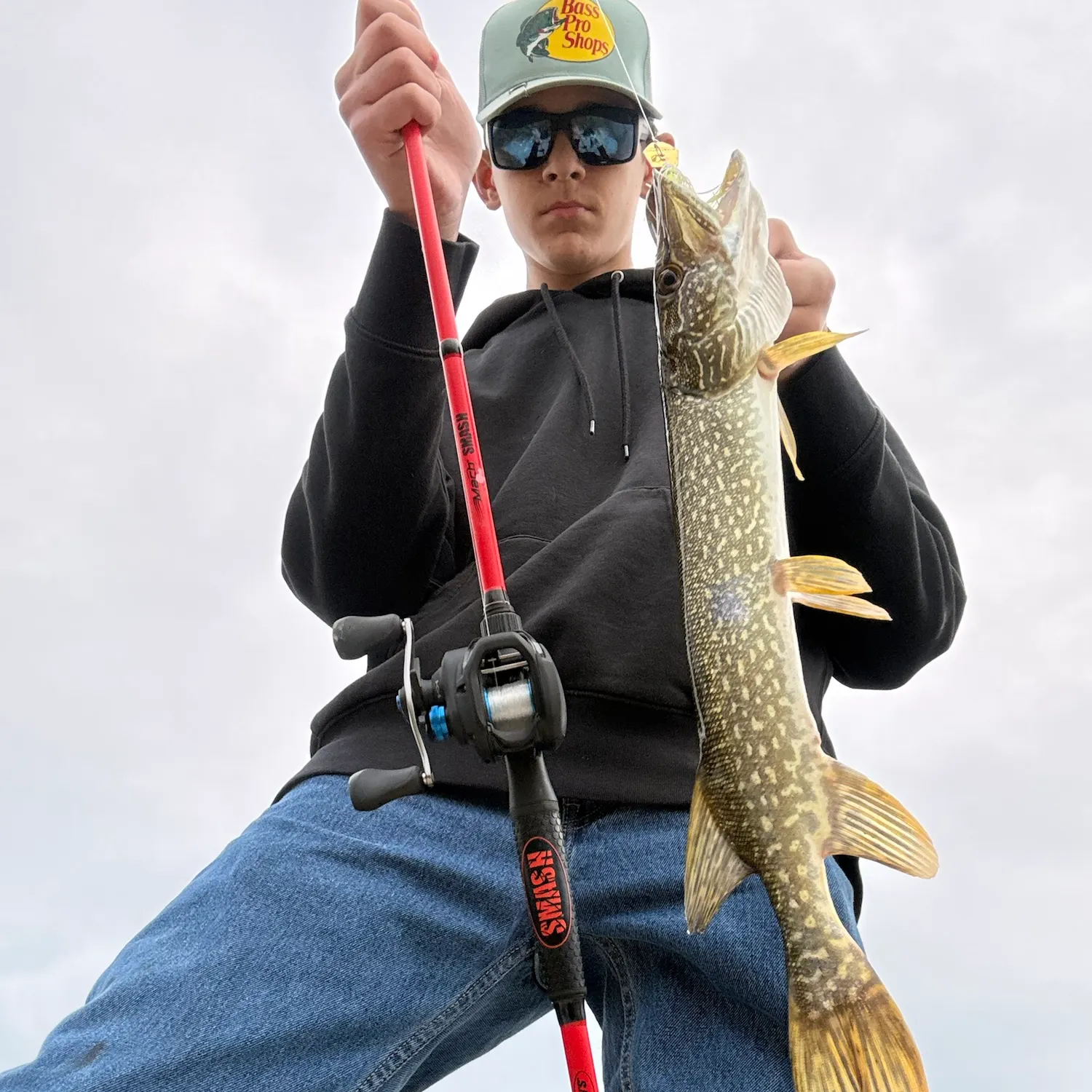 Northern pike caught on Fishbrain