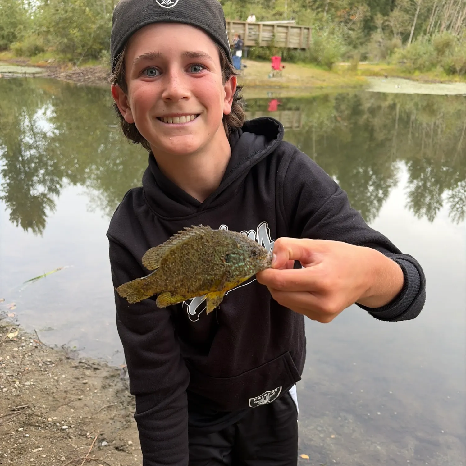 Pumpkinseed caught on Fishbrain