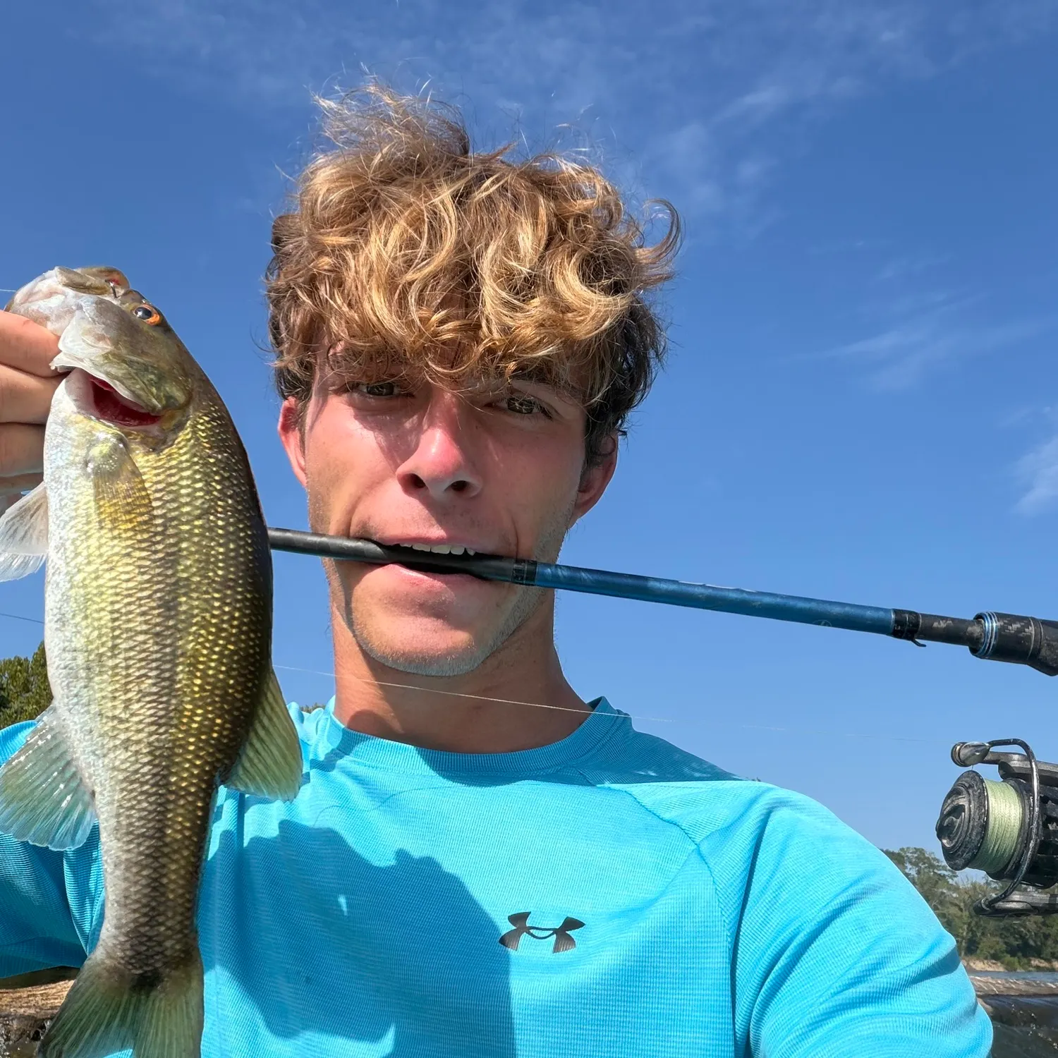 Spotted bass caught on Fishbrain