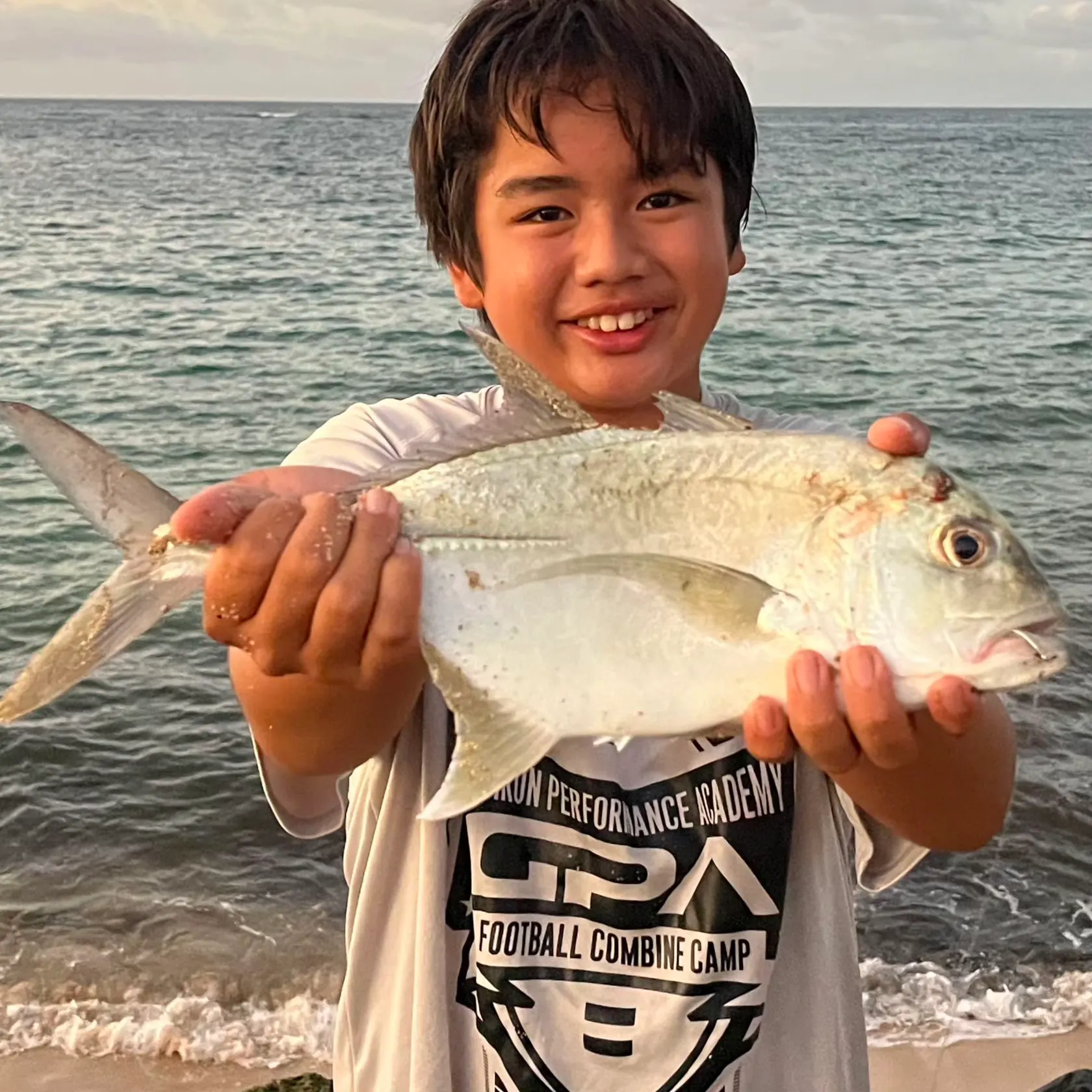 Giant trevally caught on Fishbrain