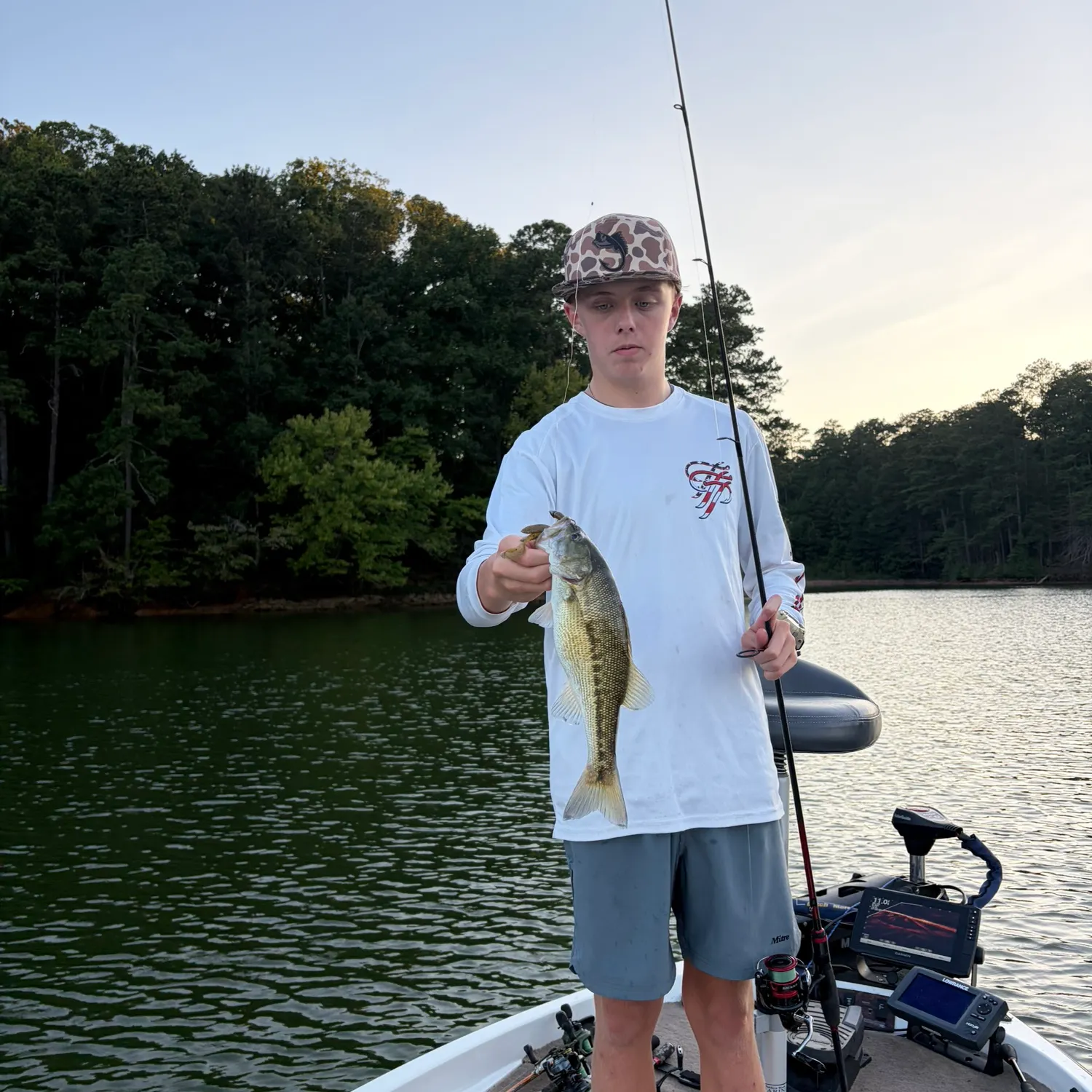 Spotted bass caught on Fishbrain