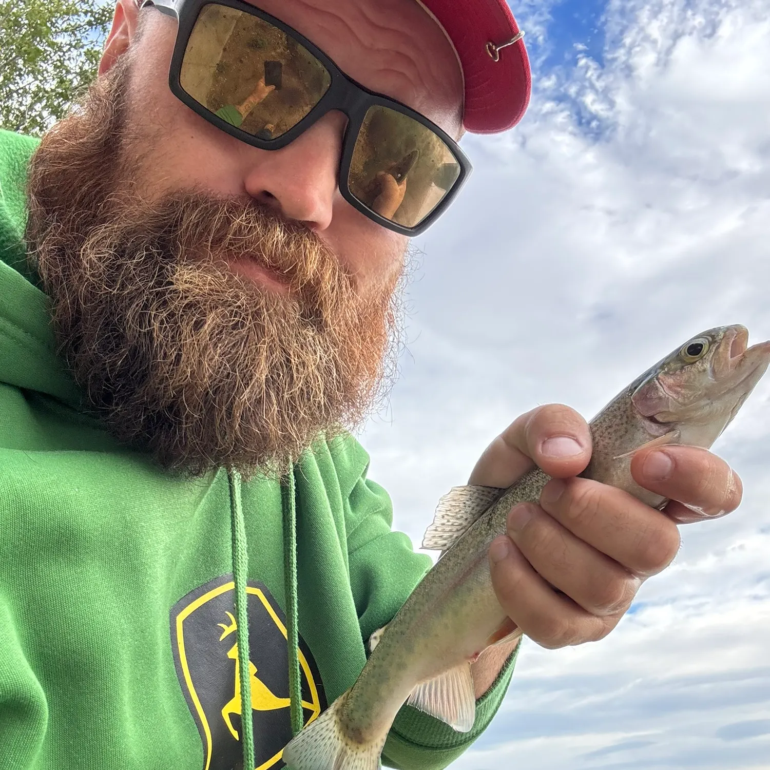Rainbow trout caught on Fishbrain