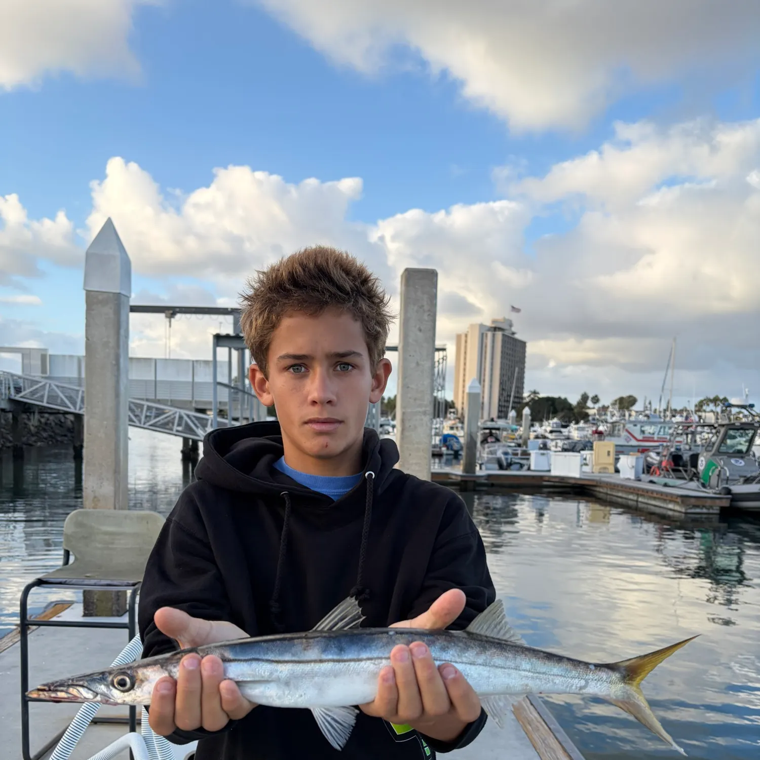 Pacific barracuda caught on Fishbrain