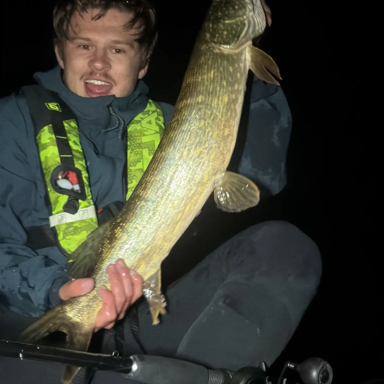 Northern pike caught on Fishbrain