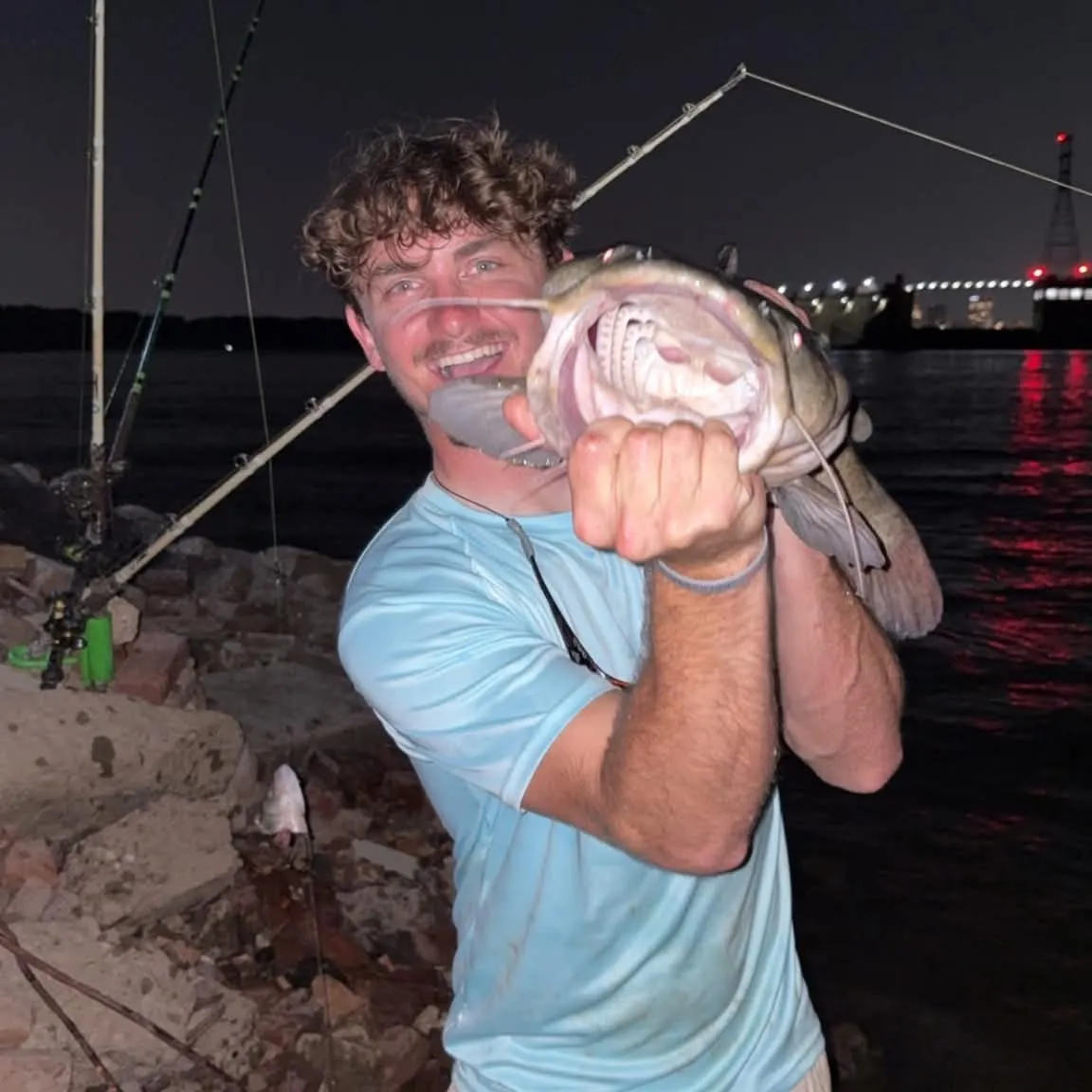 Flathead catfish caught on Fishbrain