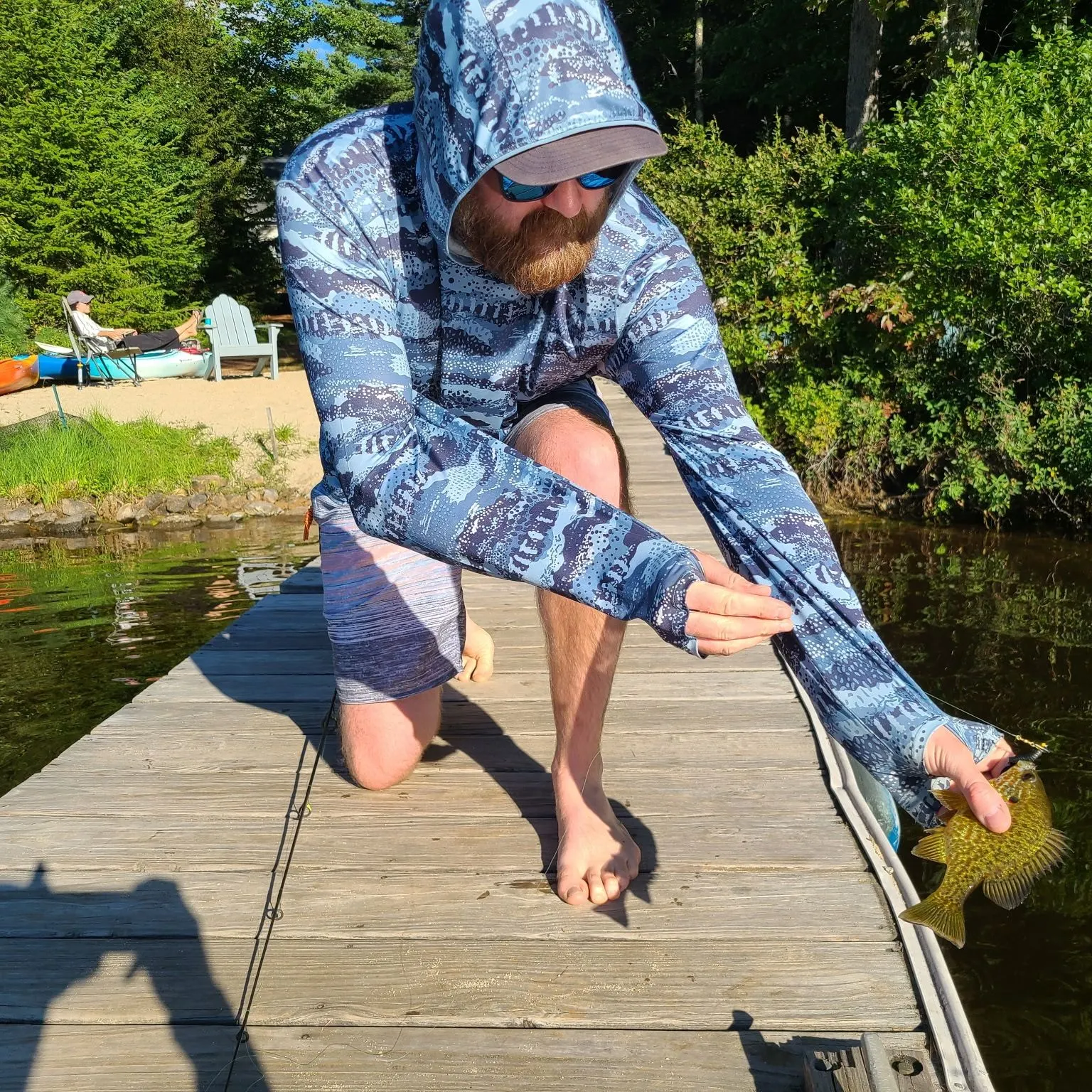 Pumpkinseed caught on Fishbrain