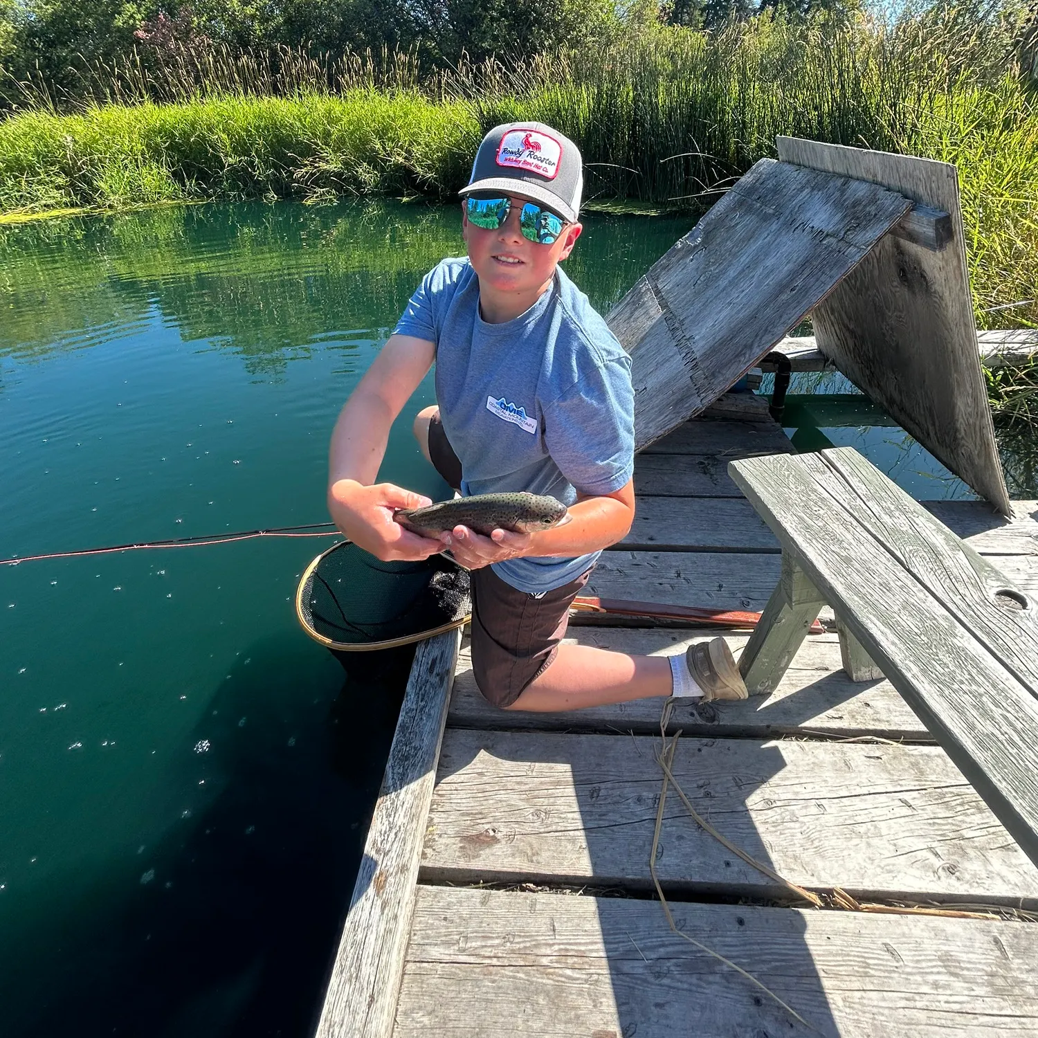 Rainbow trout caught on Fishbrain