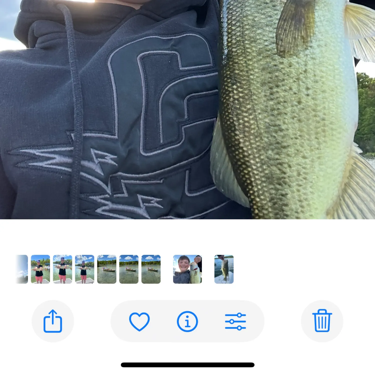 recently logged catches