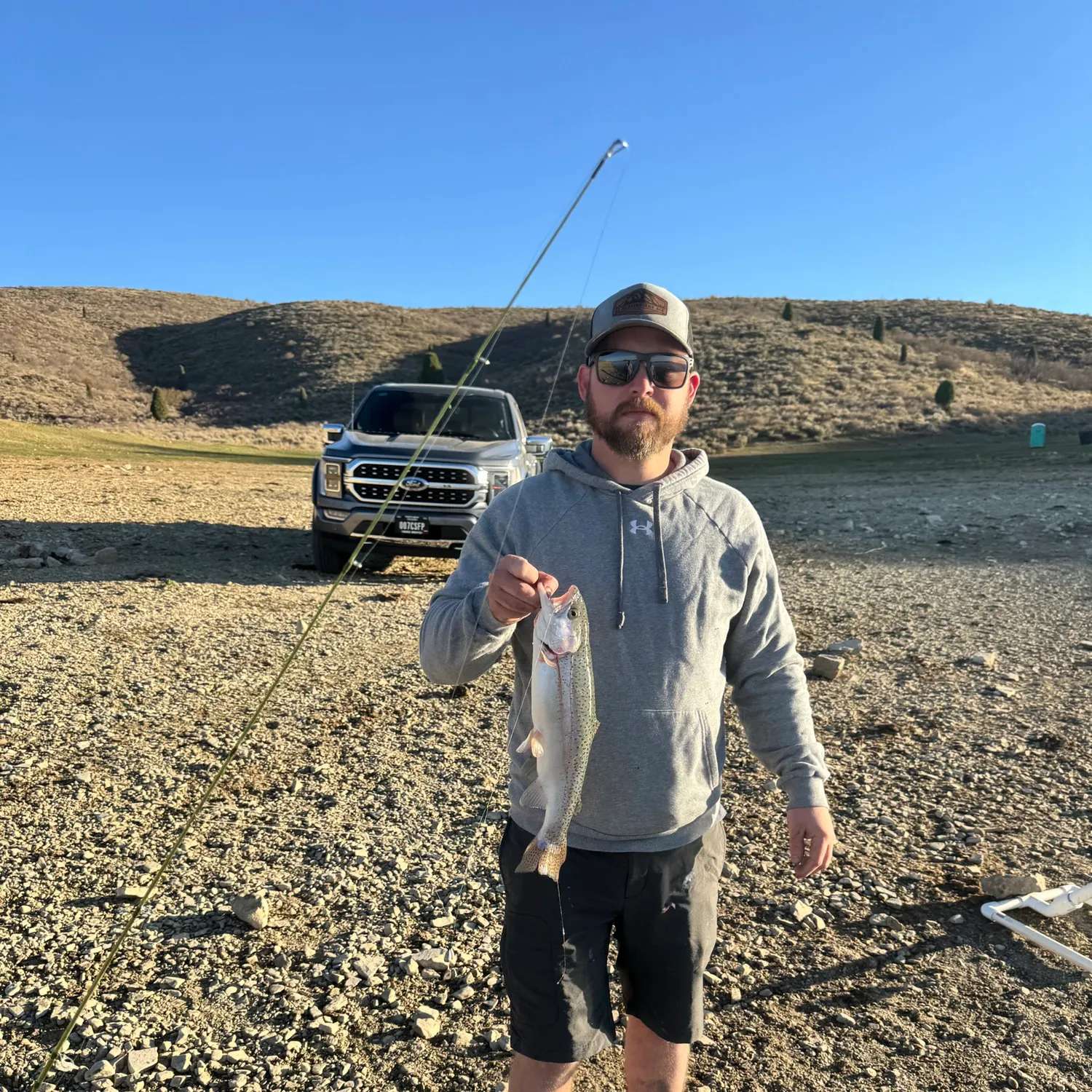 Rainbow trout caught on Fishbrain