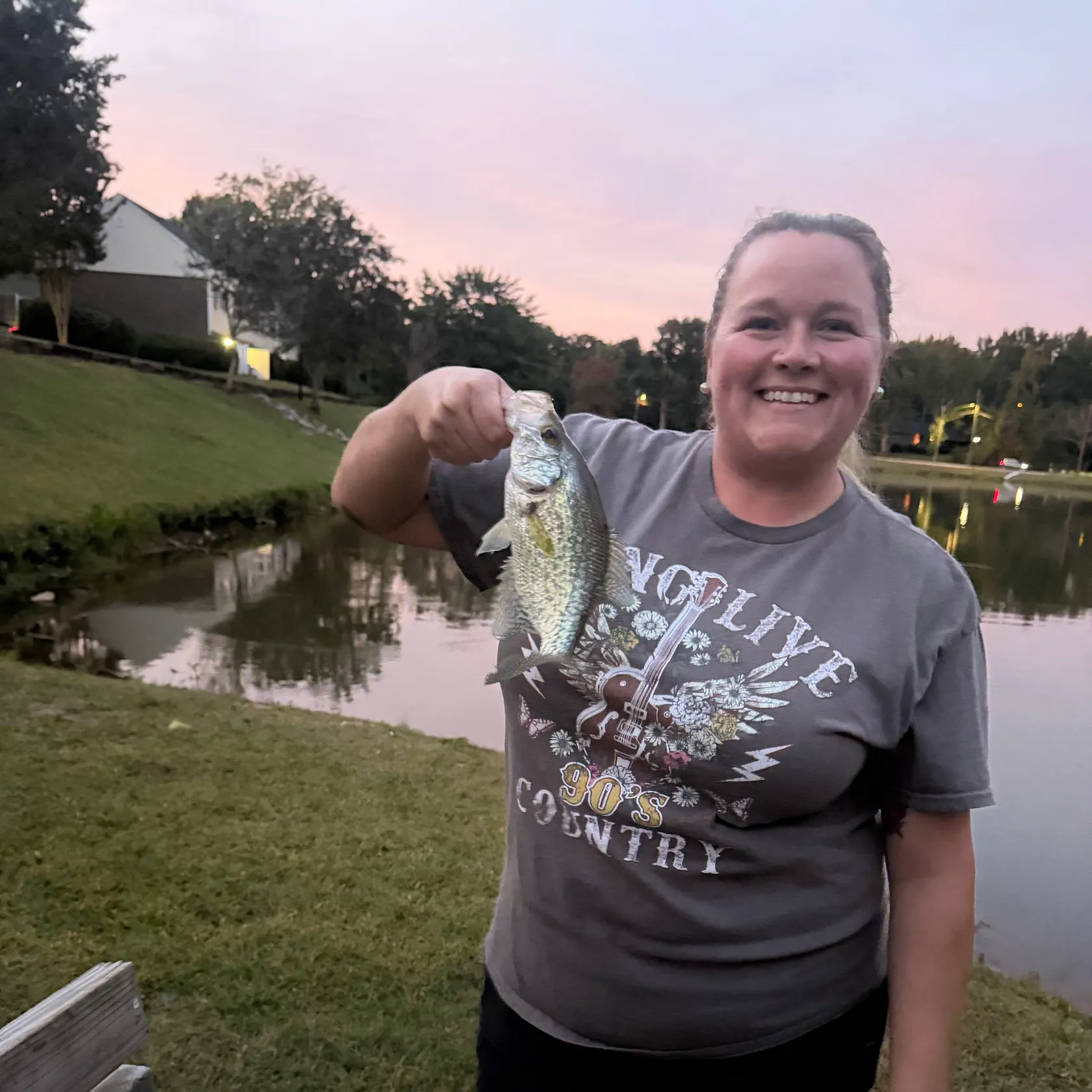 White crappie caught on Fishbrain