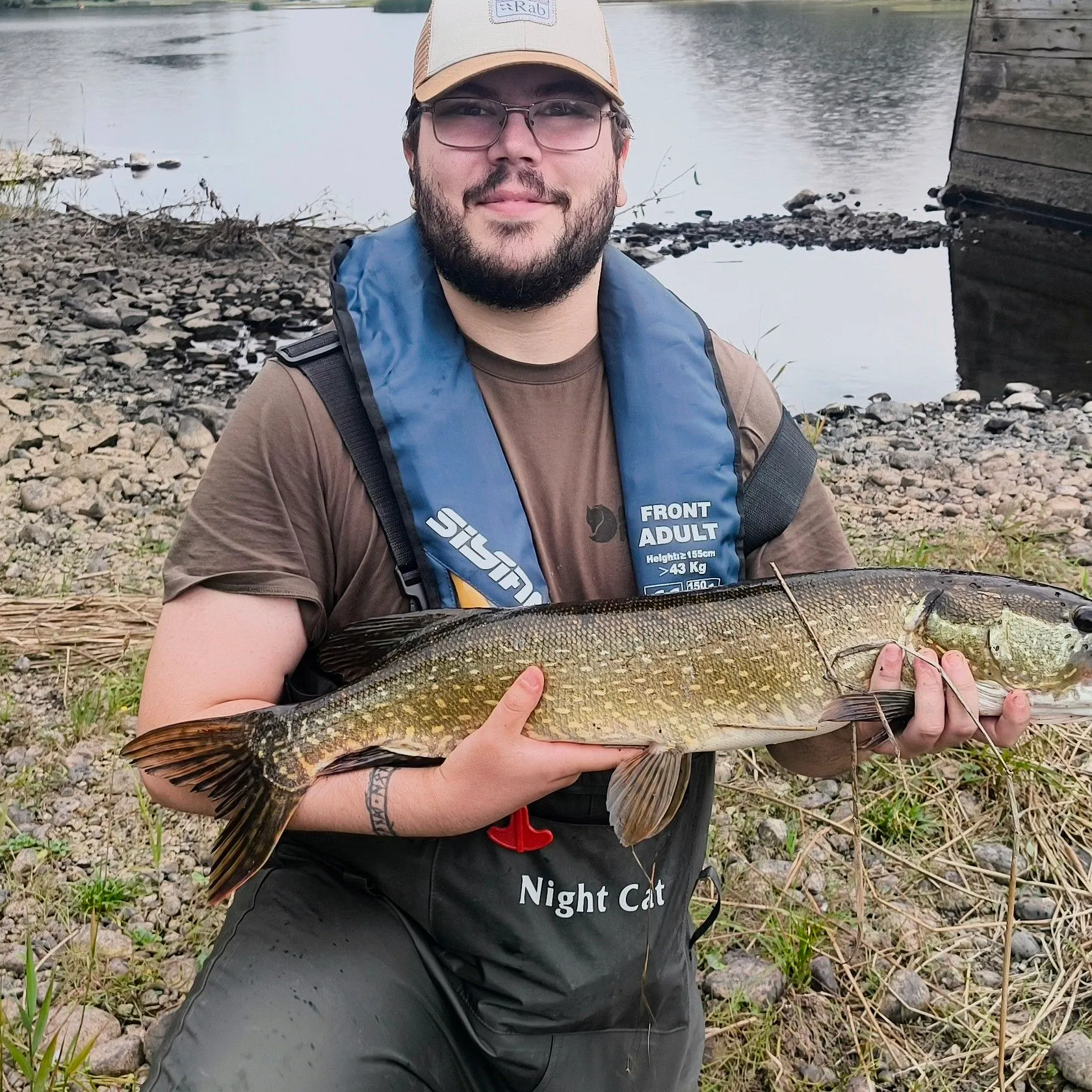 Northern pike caught on Fishbrain