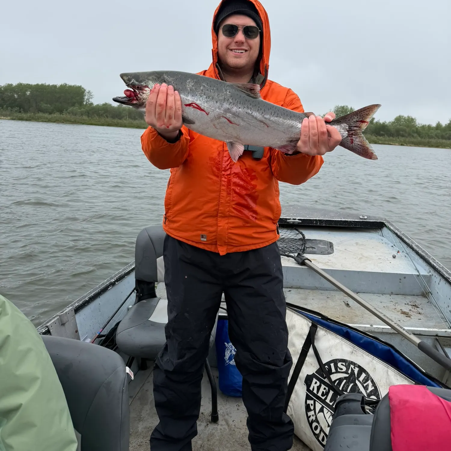 Chinook salmon caught on Fishbrain
