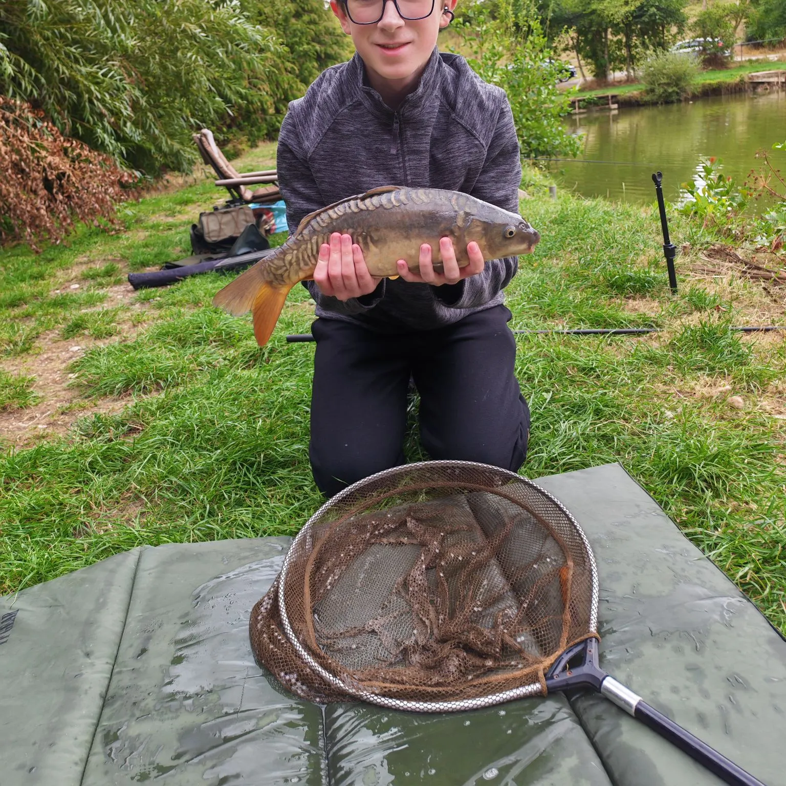 Mirror carp caught on Fishbrain
