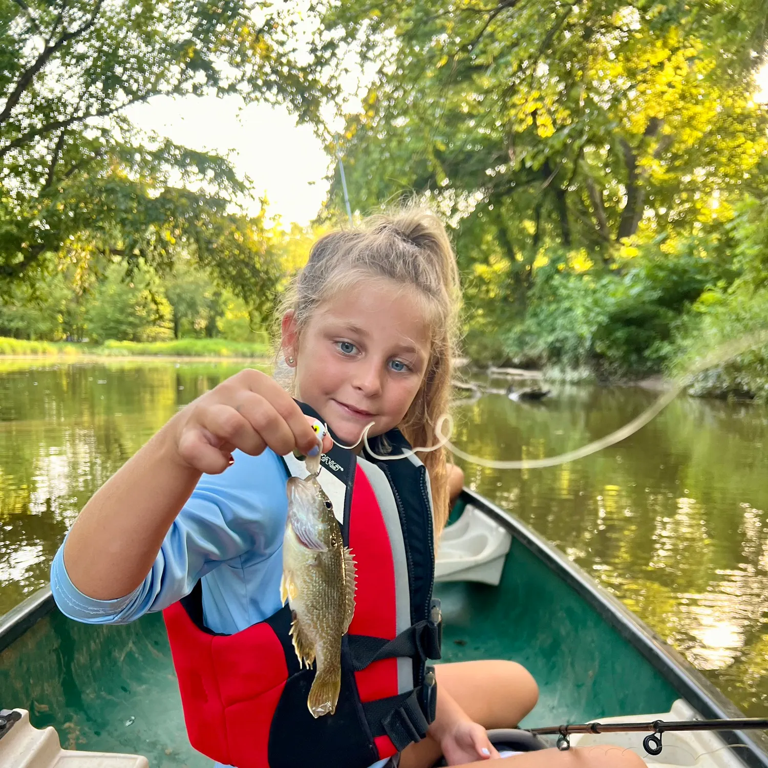 The most recent Green sunfish catches on Fishbrain