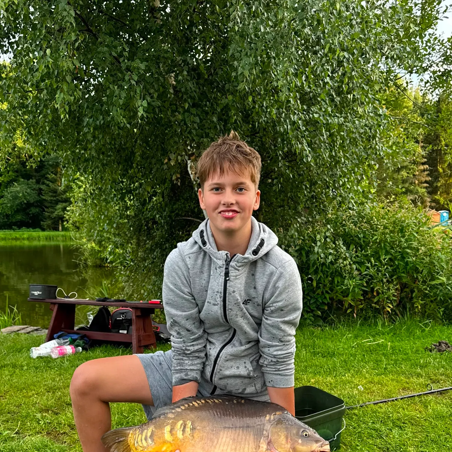 Mirror carp caught on Fishbrain