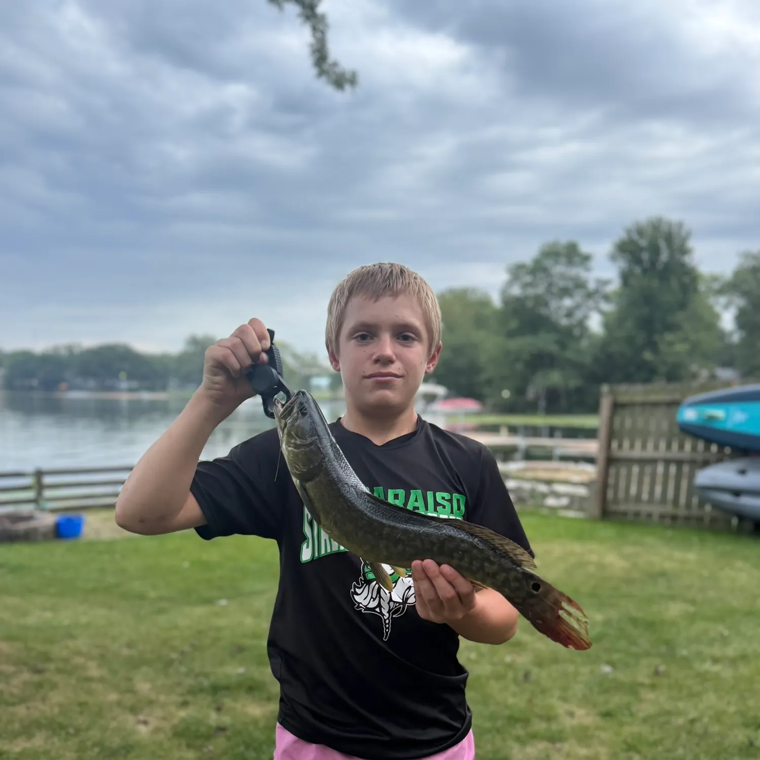 Eyetail bowfin caught on Fishbrain