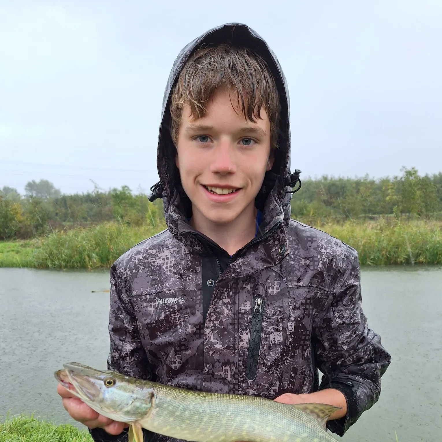 Northern pike caught on Fishbrain