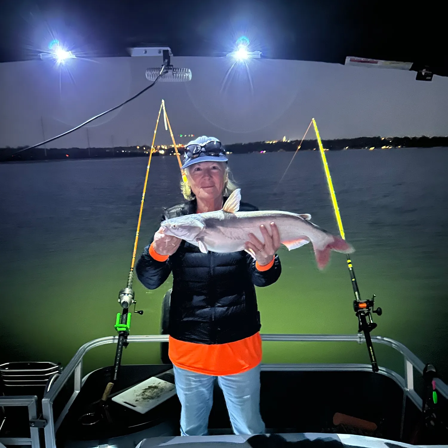 Blue catfish caught on Fishbrain