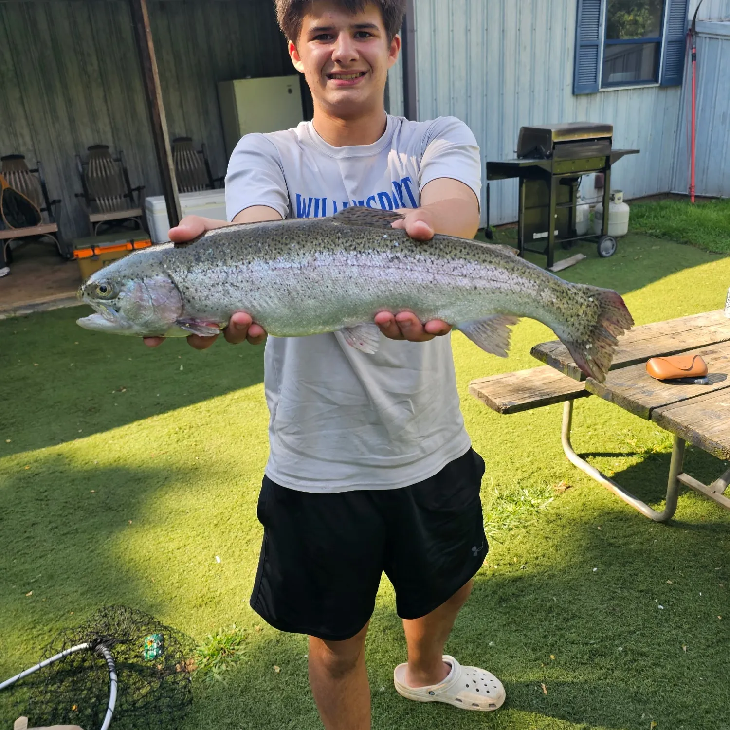 Rainbow trout caught on Fishbrain